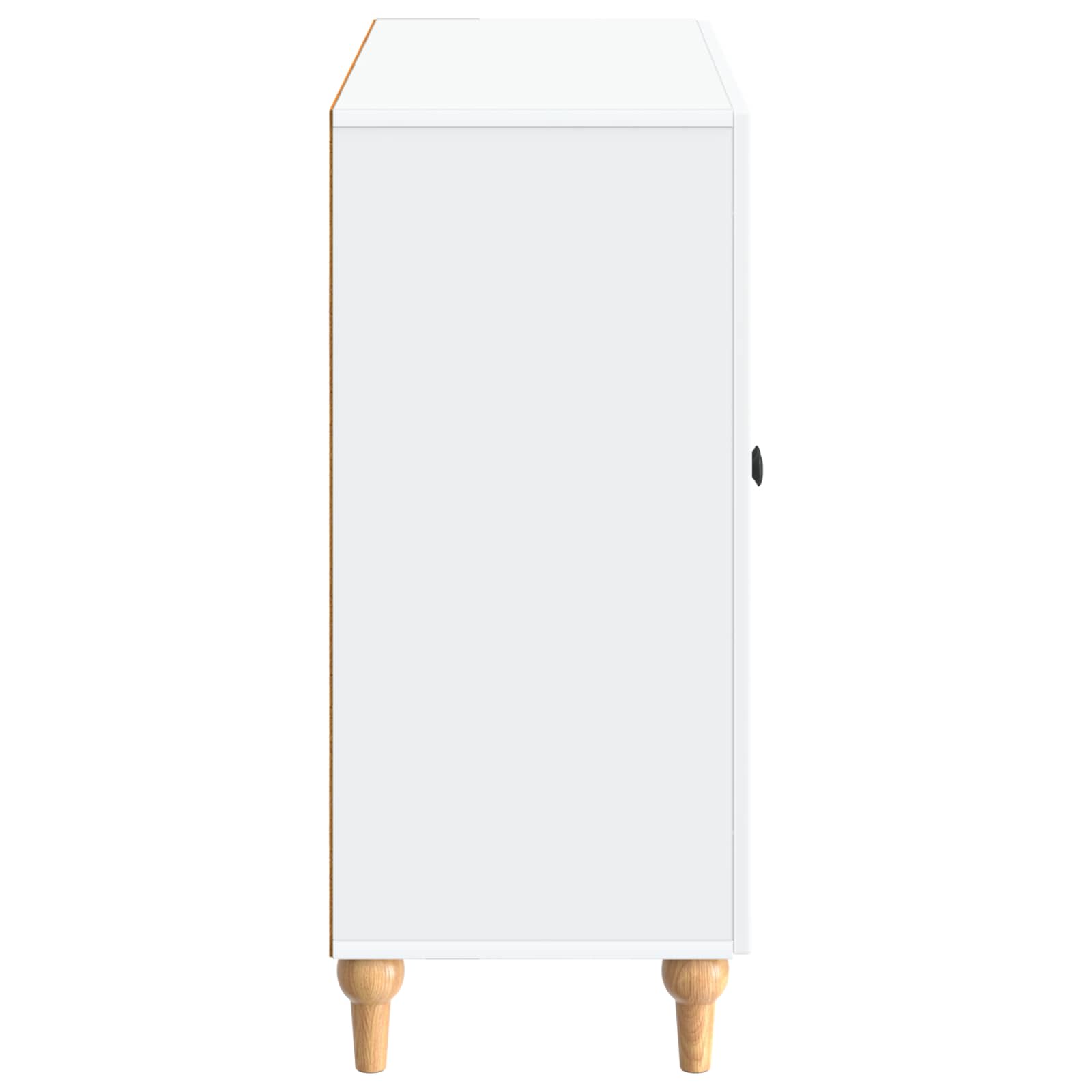 vidaXL Dressoir Zwart 89 x 34,5 x 80 cm Bewerkt hout