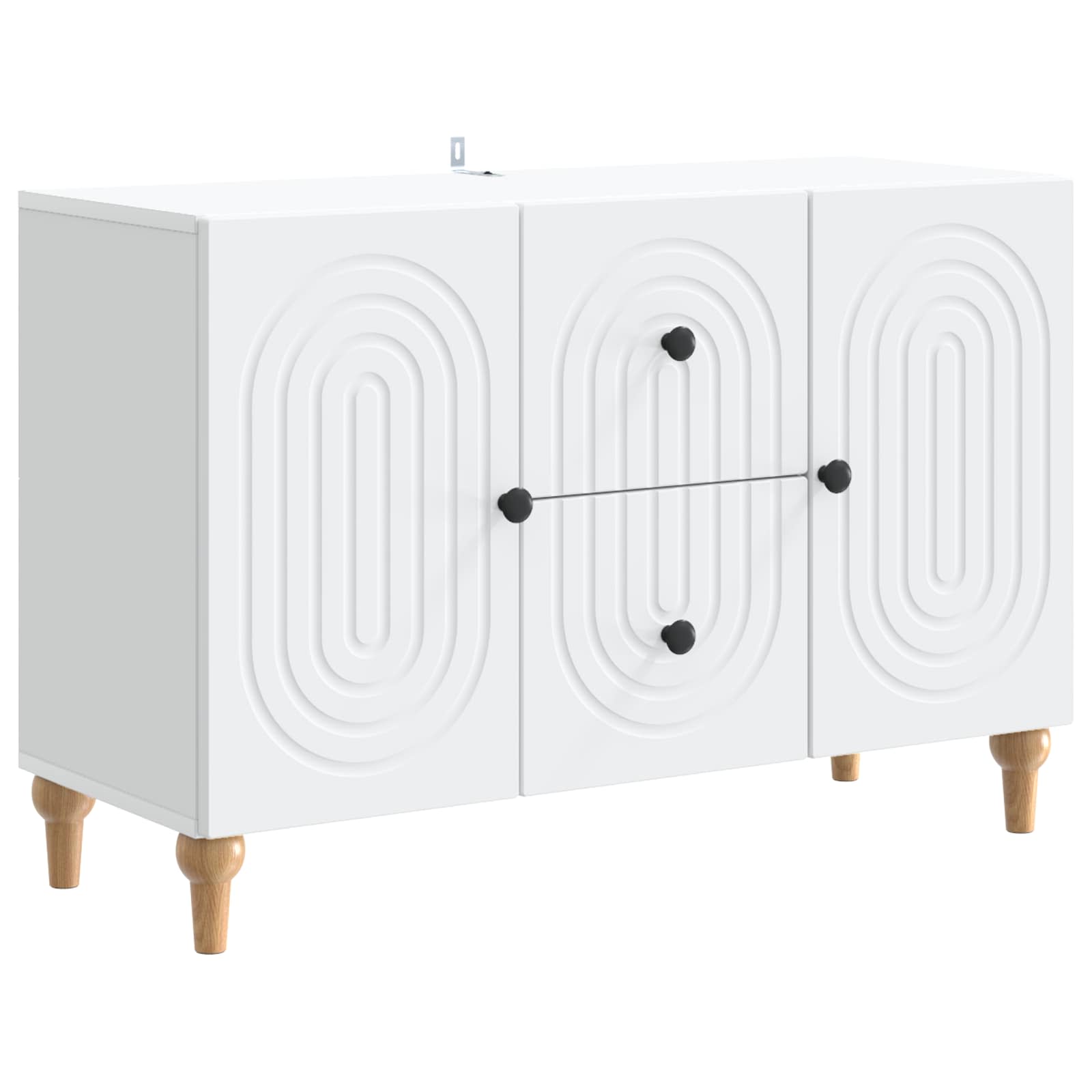 vidaXL TV-kast met lade Betongrijs 89 x 34,5 x 60 cm Bewerkt hout
