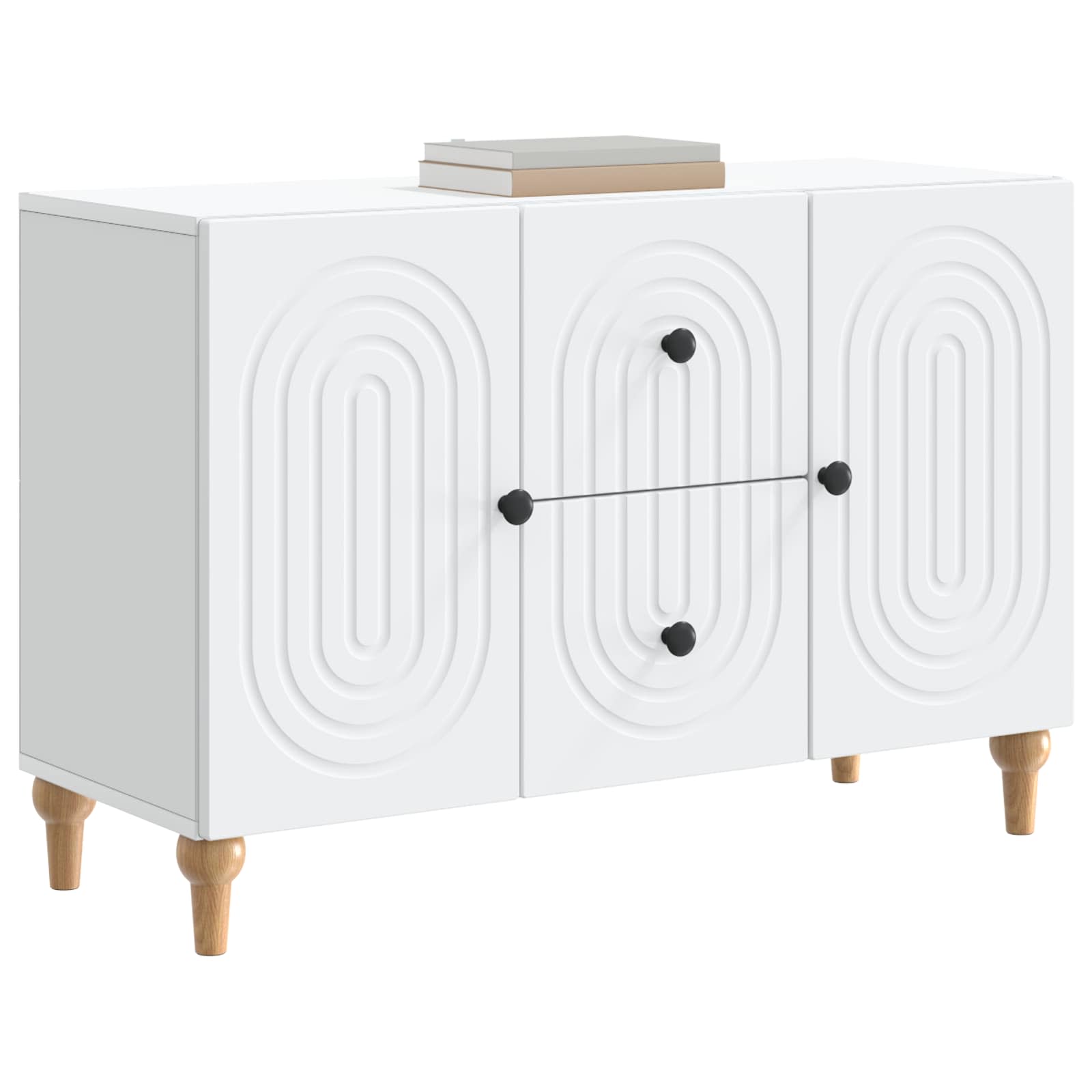 vidaXL TV-kast met lade Betongrijs 89 x 34,5 x 60 cm Bewerkt hout
