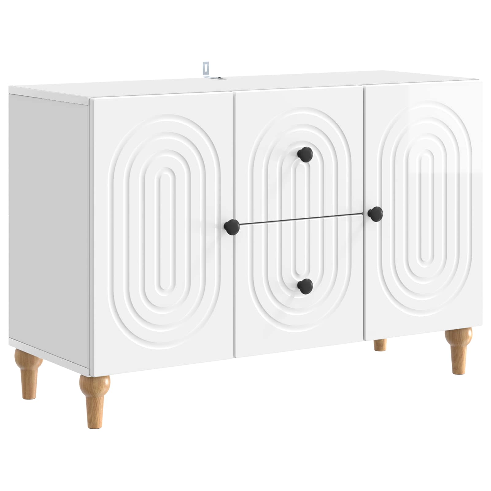 vidaXL TV-kast met lade Betongrijs 89 x 34,5 x 60 cm Bewerkt hout