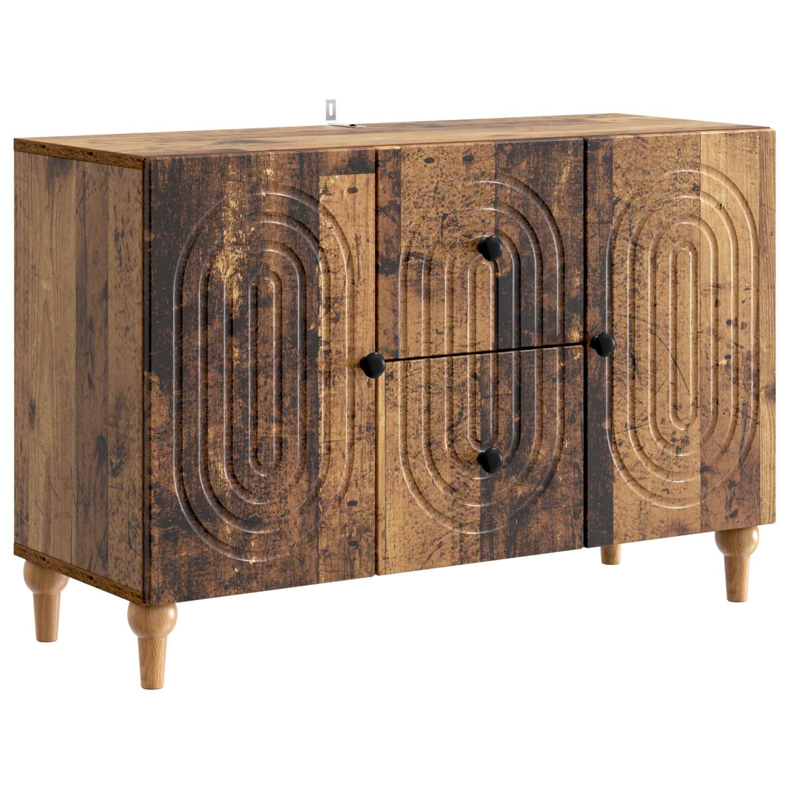vidaXL TV-kast met lade Betongrijs 89 x 34,5 x 60 cm Bewerkt hout