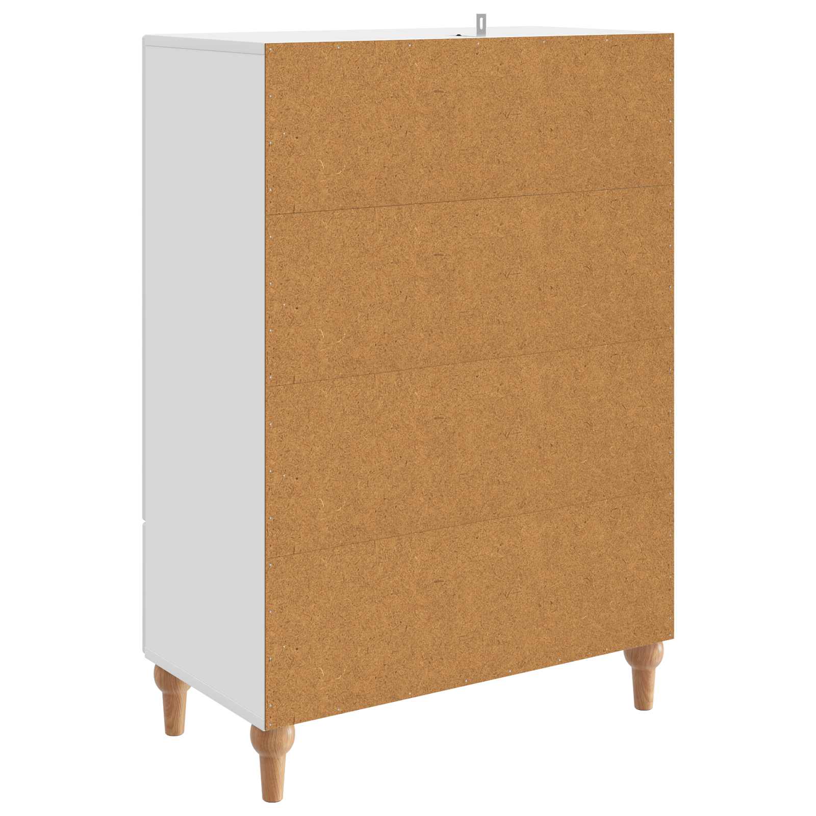 vidaXL Dressoir met lade Zwart 66 x 34,5 x 95 cm Bewerkt hout