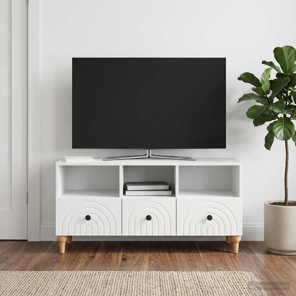 vidaXL TV-kast Zwart 102 x 34,5 x 50 cm Geconstrueerd hout