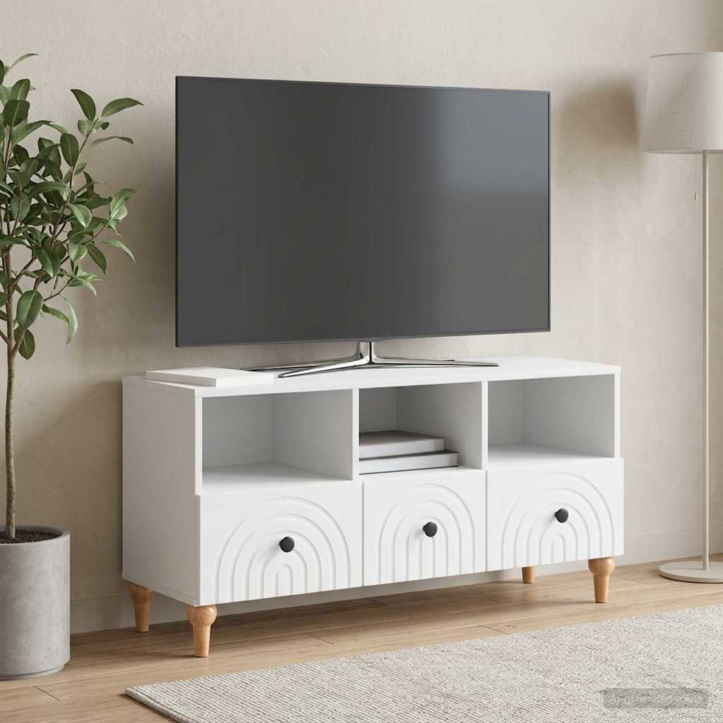 vidaXL TV-kast Zwart 102 x 34,5 x 50 cm Geconstrueerd hout