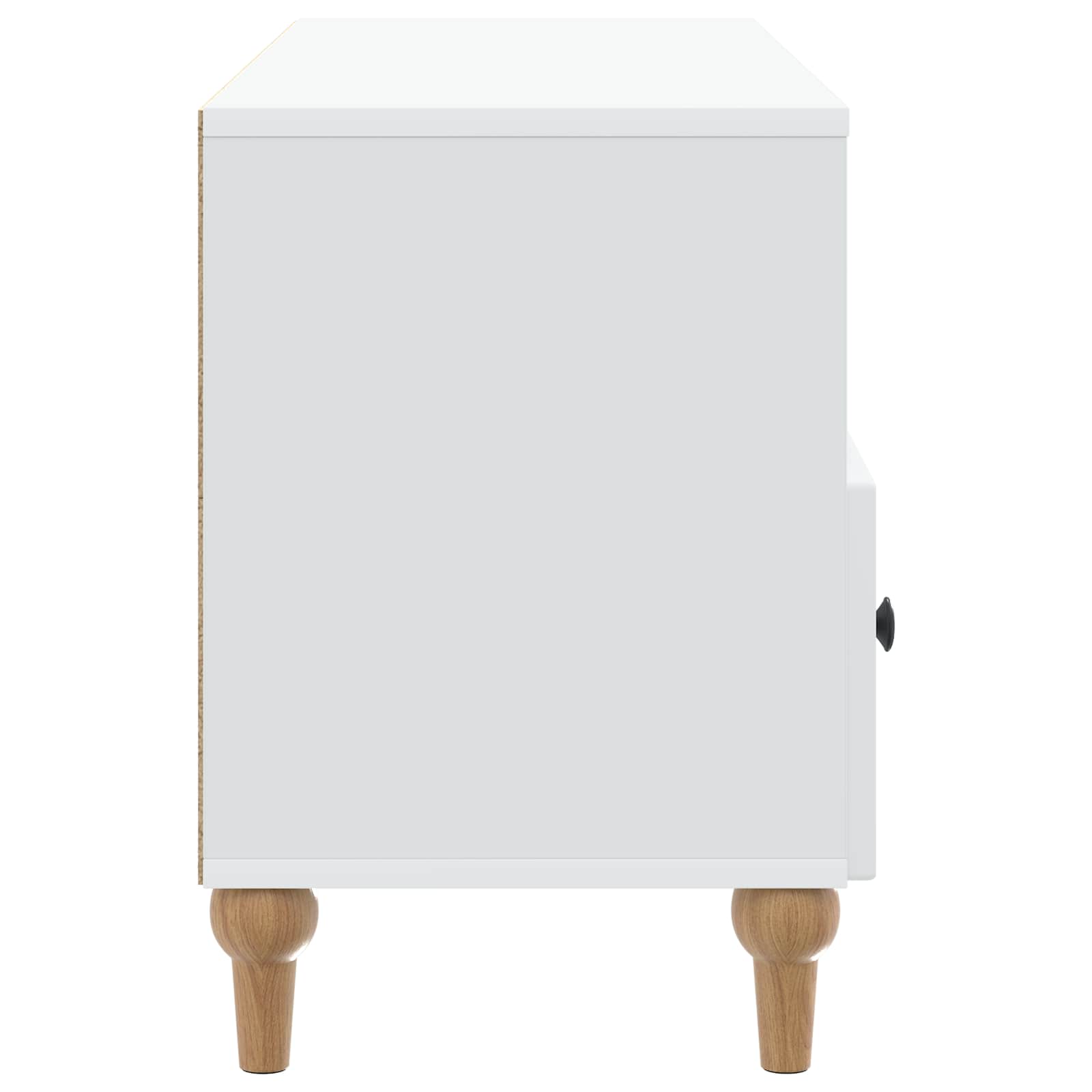 vidaXL TV-kast Zwart 102 x 34,5 x 50 cm Geconstrueerd hout