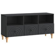 vidaXL TV-kast Zwart 102 x 34,5 x 50 cm Geconstrueerd hout