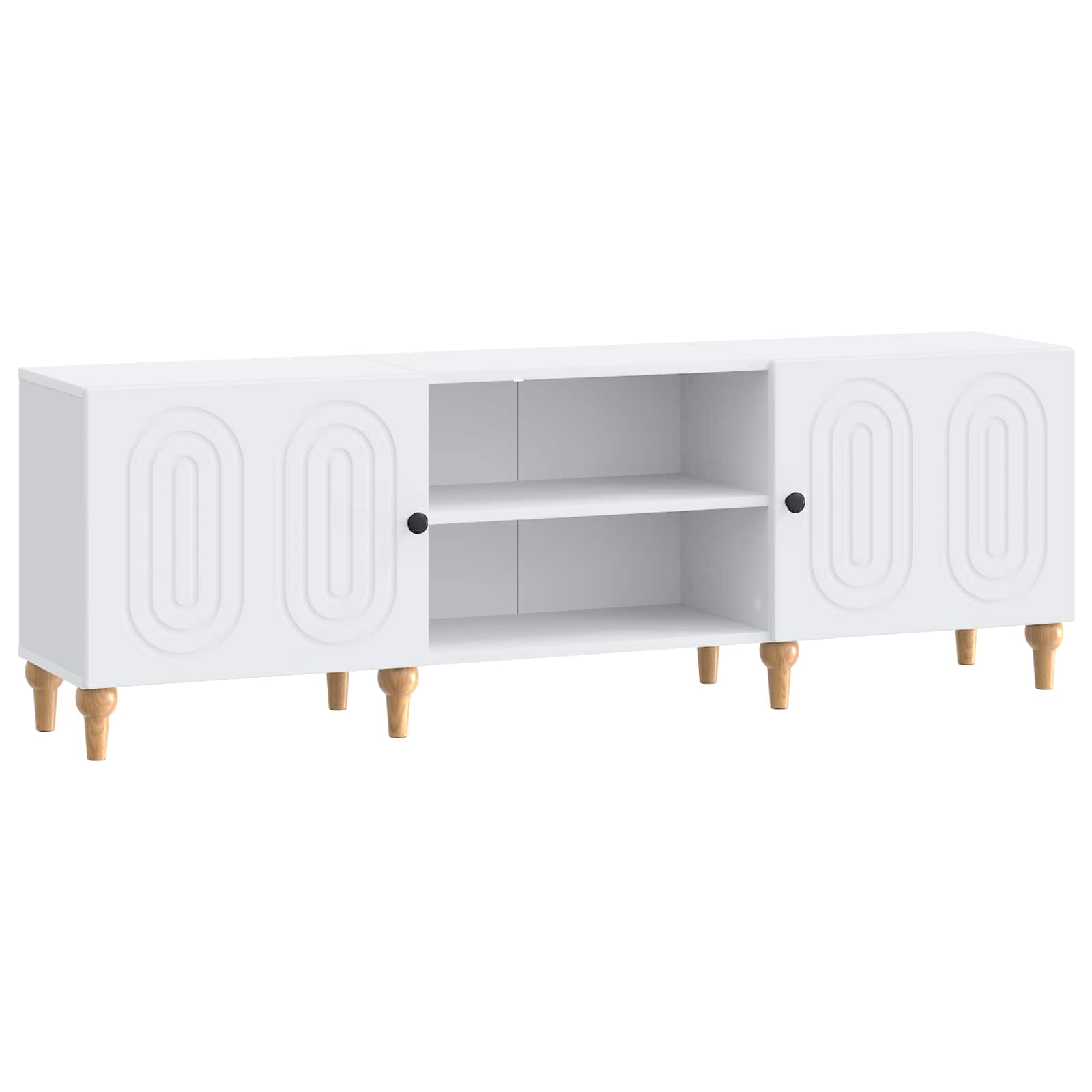 vidaXL TV-kast Zwart 150 x 31 x 50 cm Bewerkt hout