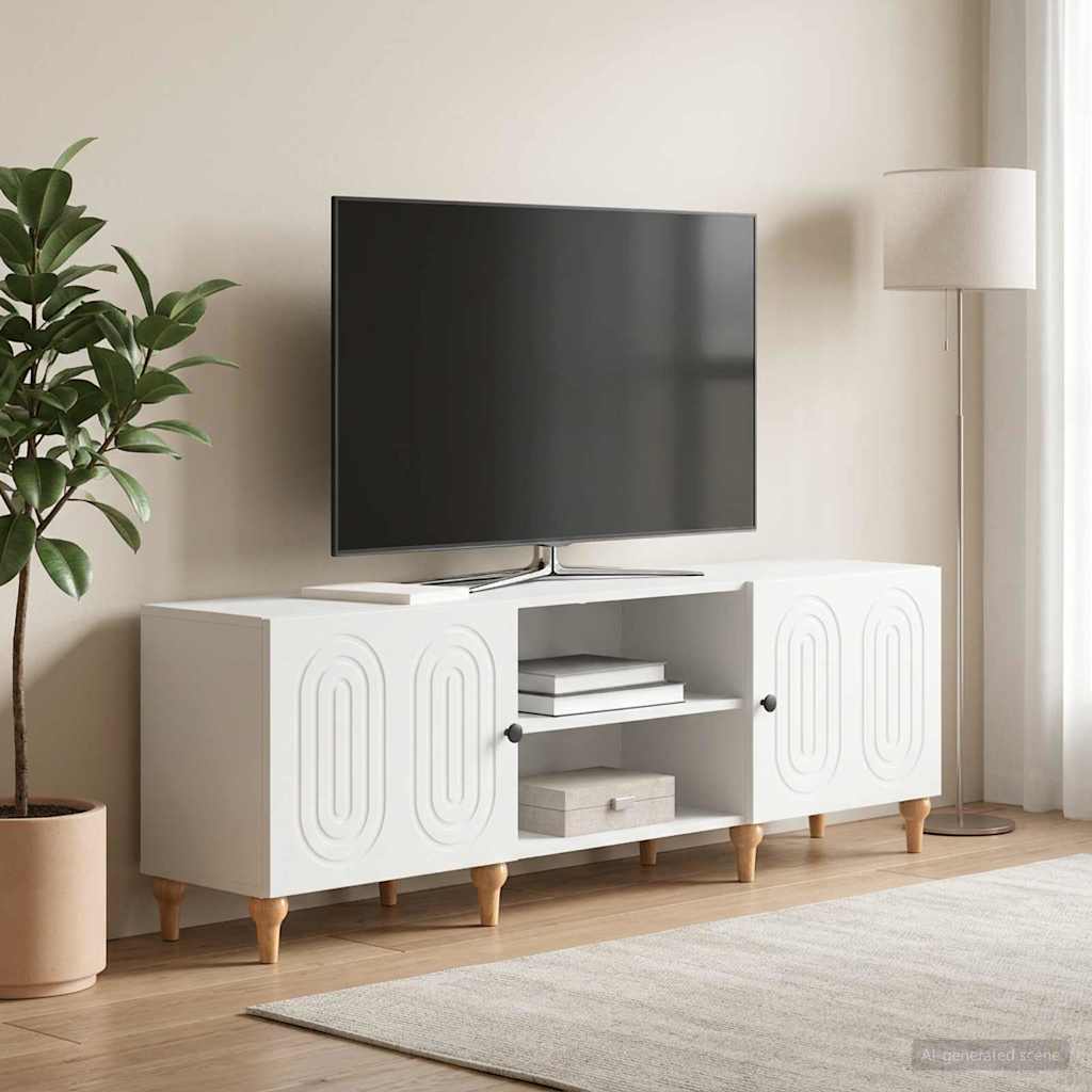 vidaXL TV-kast Zwart 150 x 31 x 50 cm Bewerkt hout