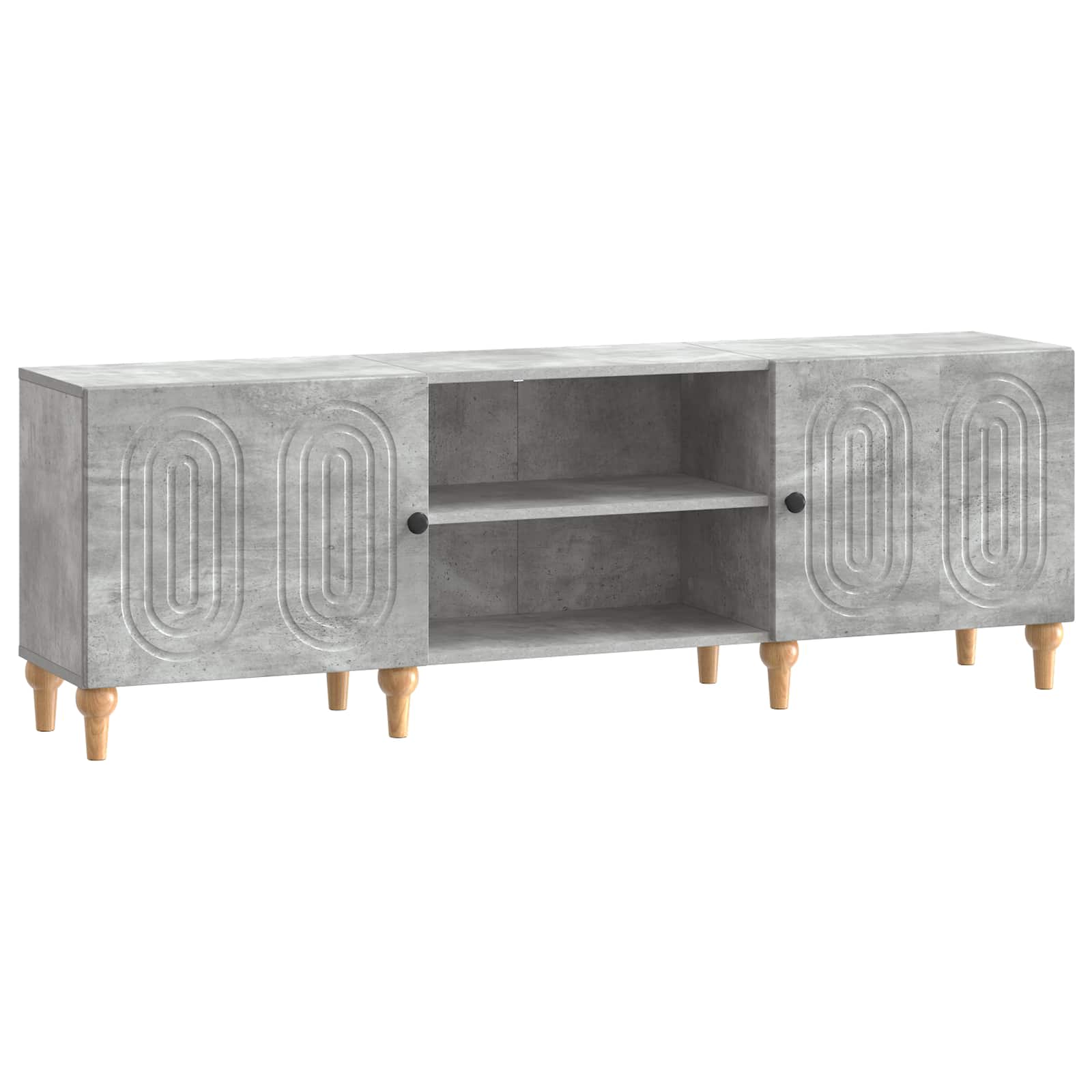 vidaXL TV-kast Zwart 150 x 31 x 50 cm Bewerkt hout