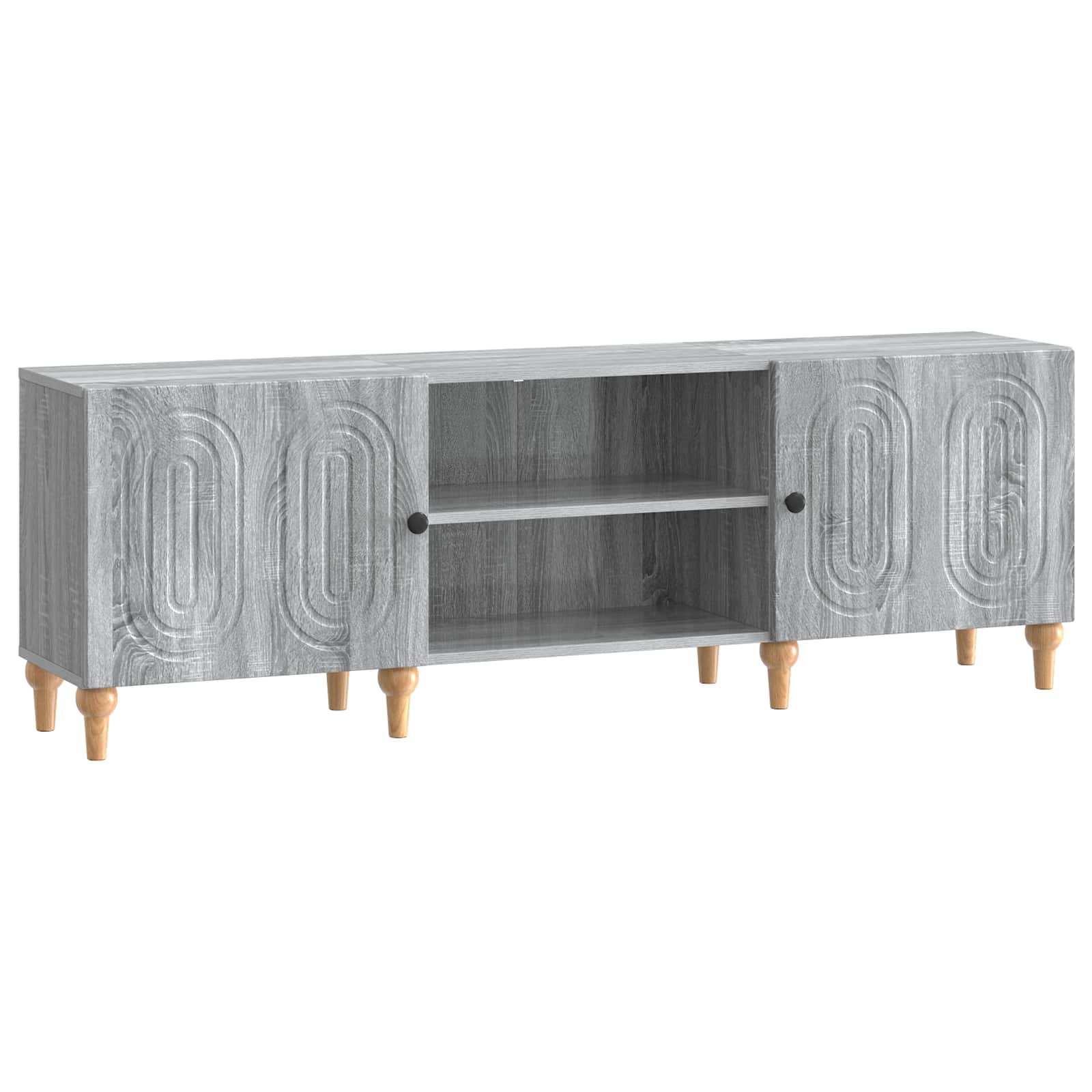 vidaXL TV-kast Zwart 150 x 31 x 50 cm Bewerkt hout