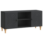 vidaXL TV-kast Zwart 102 x 34,5 x 50 cm Bewerkt hout