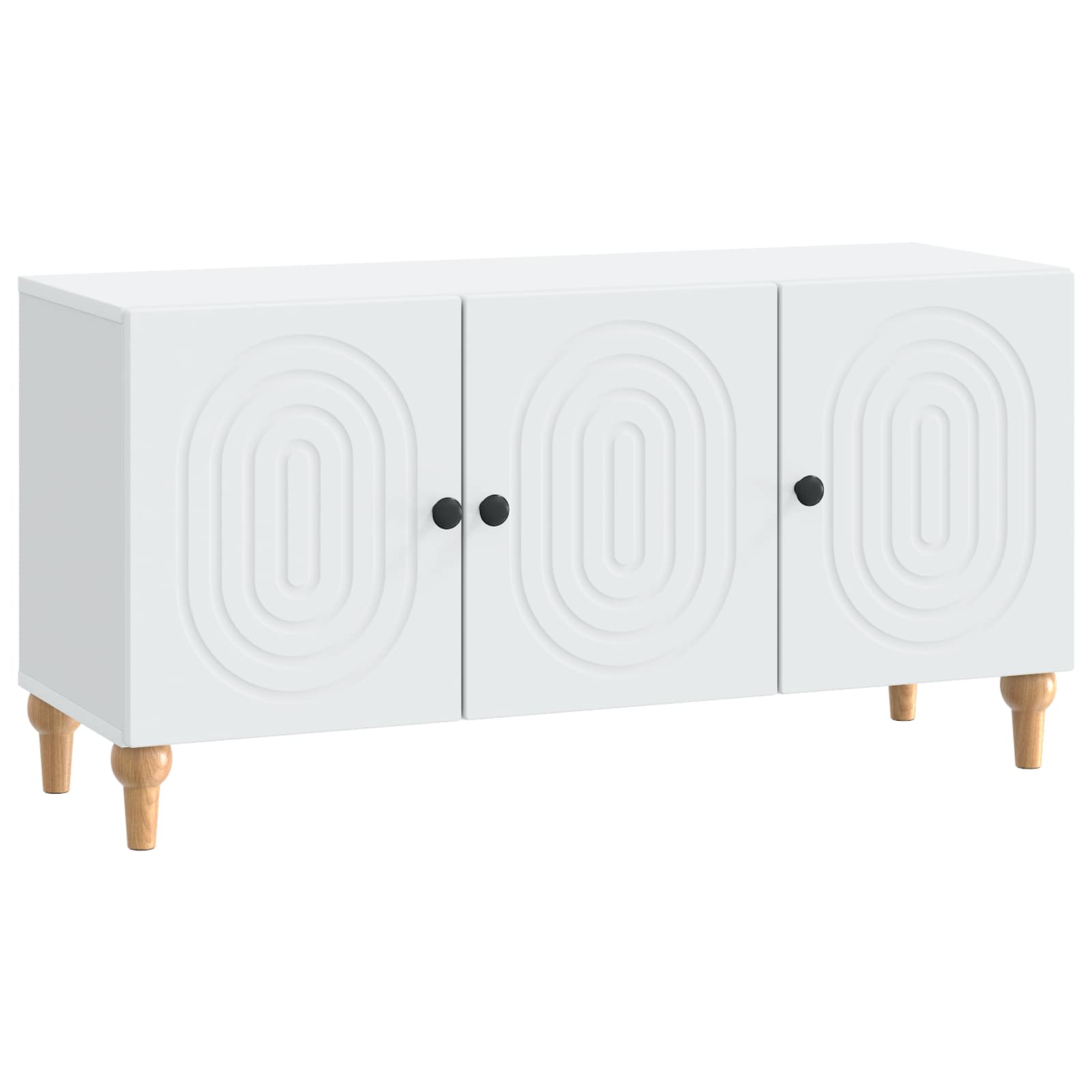 vidaXL TV-kast Zwart 99 x 34,5 x 50 cm Bewerkt hout