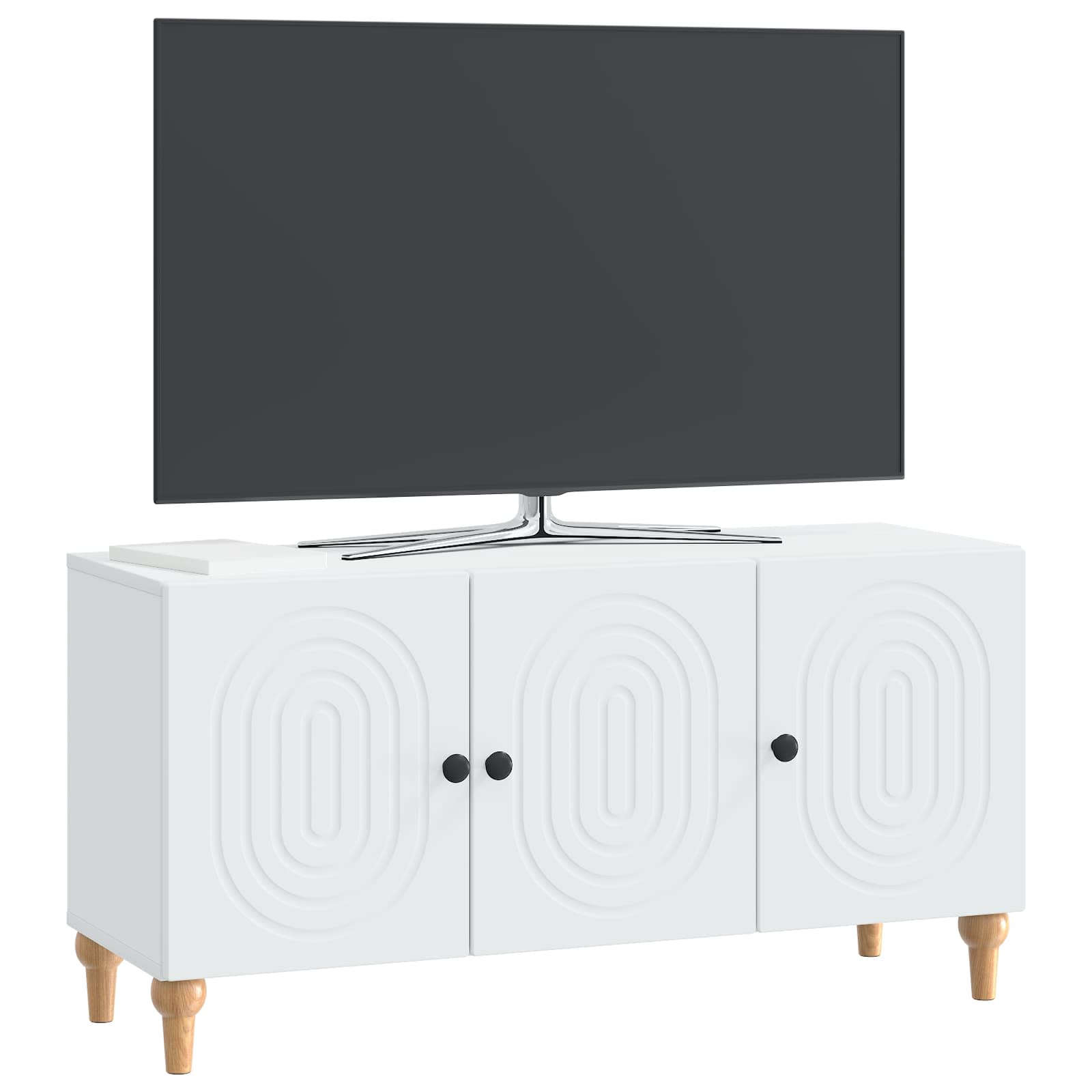 vidaXL TV-kast Zwart 99 x 34,5 x 50 cm Bewerkt hout