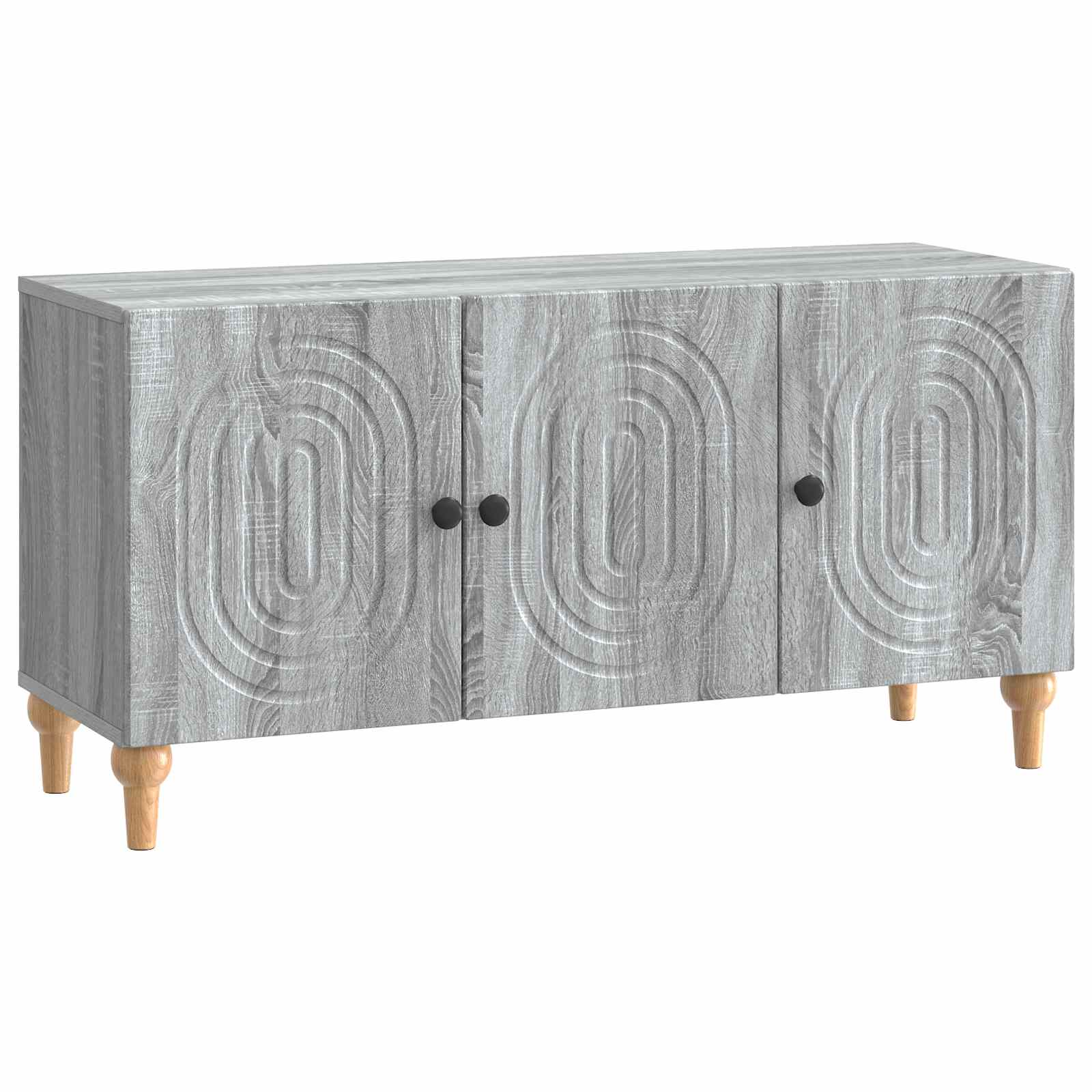vidaXL TV-kast Zwart 99 x 34,5 x 50 cm Bewerkt hout
