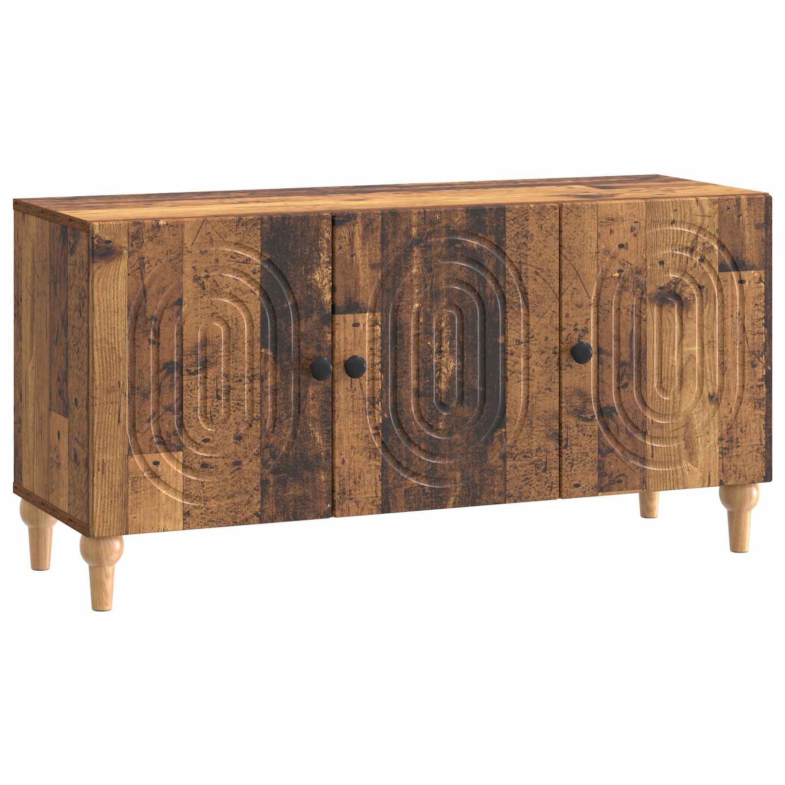 vidaXL TV-kast Zwart 99 x 34,5 x 50 cm Bewerkt hout