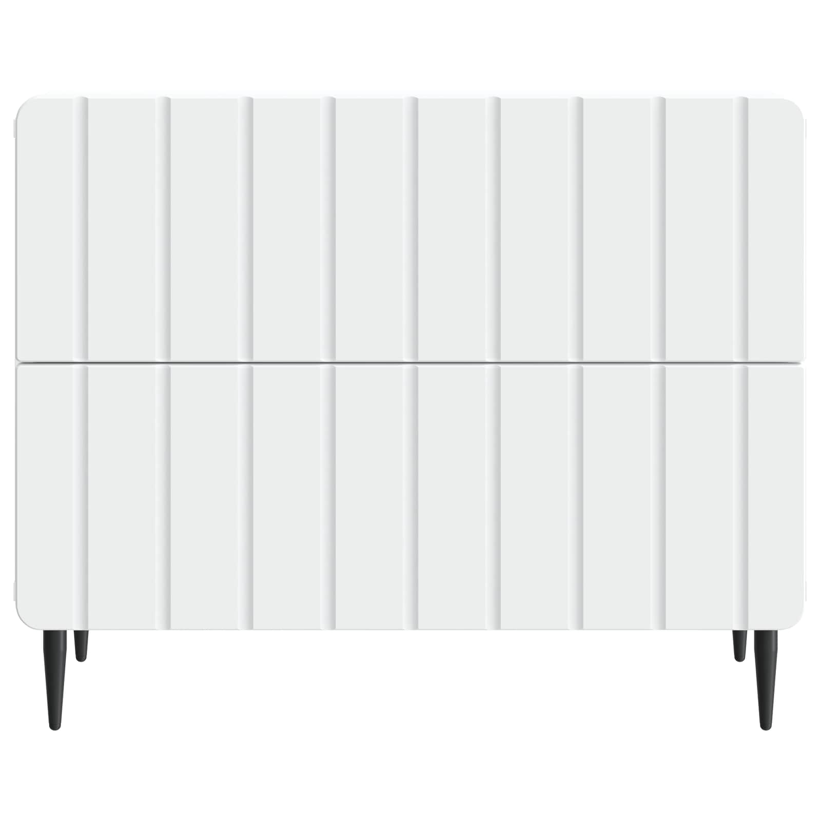 vidaXL Nachtkastje met lade Zwart 62 x 34,5 x 49,5 cm Bewerkt hout