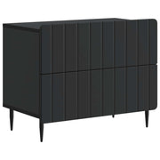 vidaXL Nachtkastje met lade Zwart 62 x 34,5 x 49,5 cm Bewerkt hout