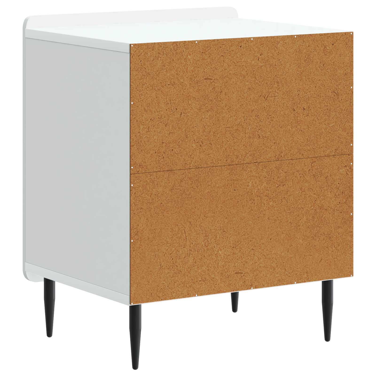 vidaXL Nachtkastje Oud hout 43 x 34,5 x 52 cm Bewerkt hout