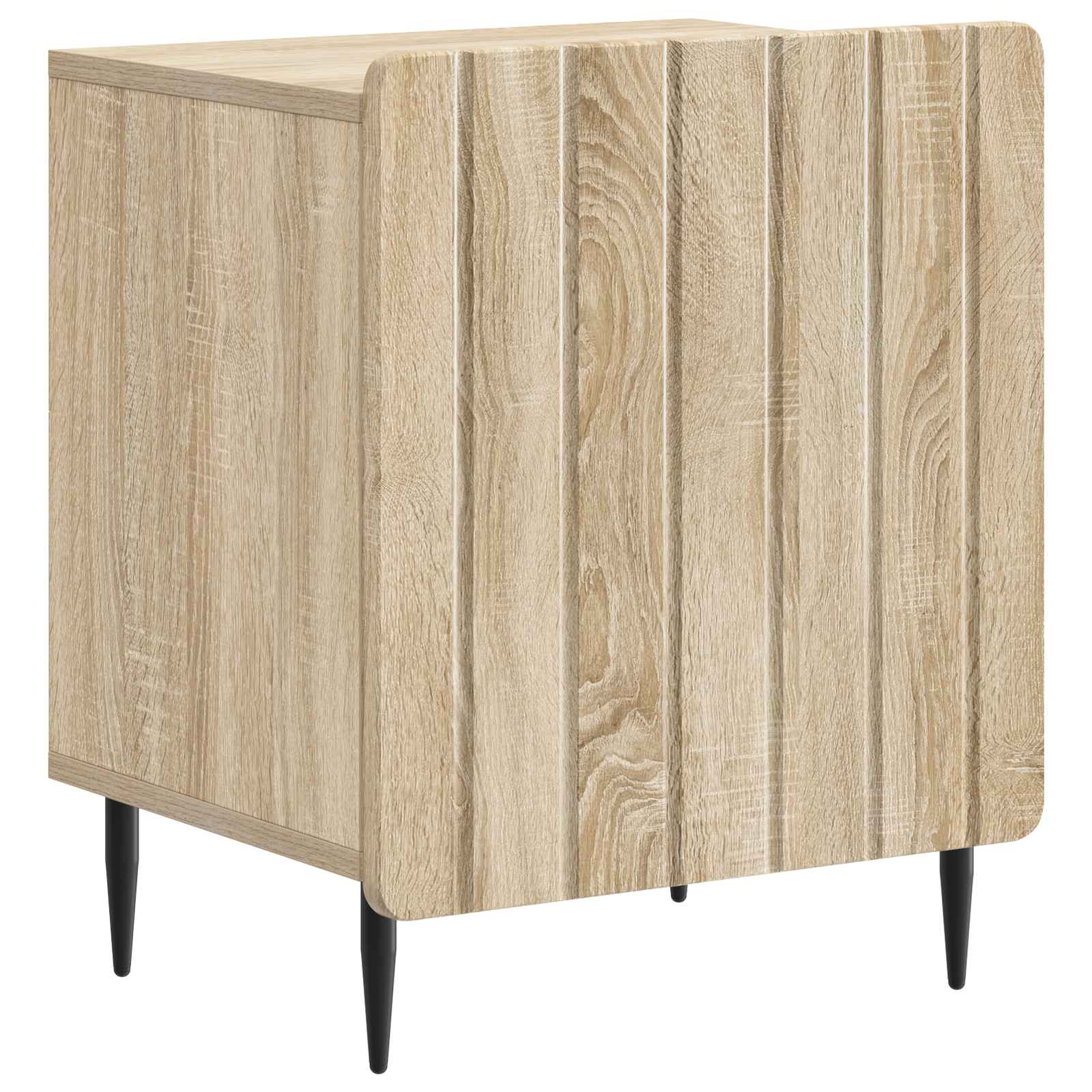vidaXL Nachtkastje Oud hout 43 x 34,5 x 52 cm Bewerkt hout