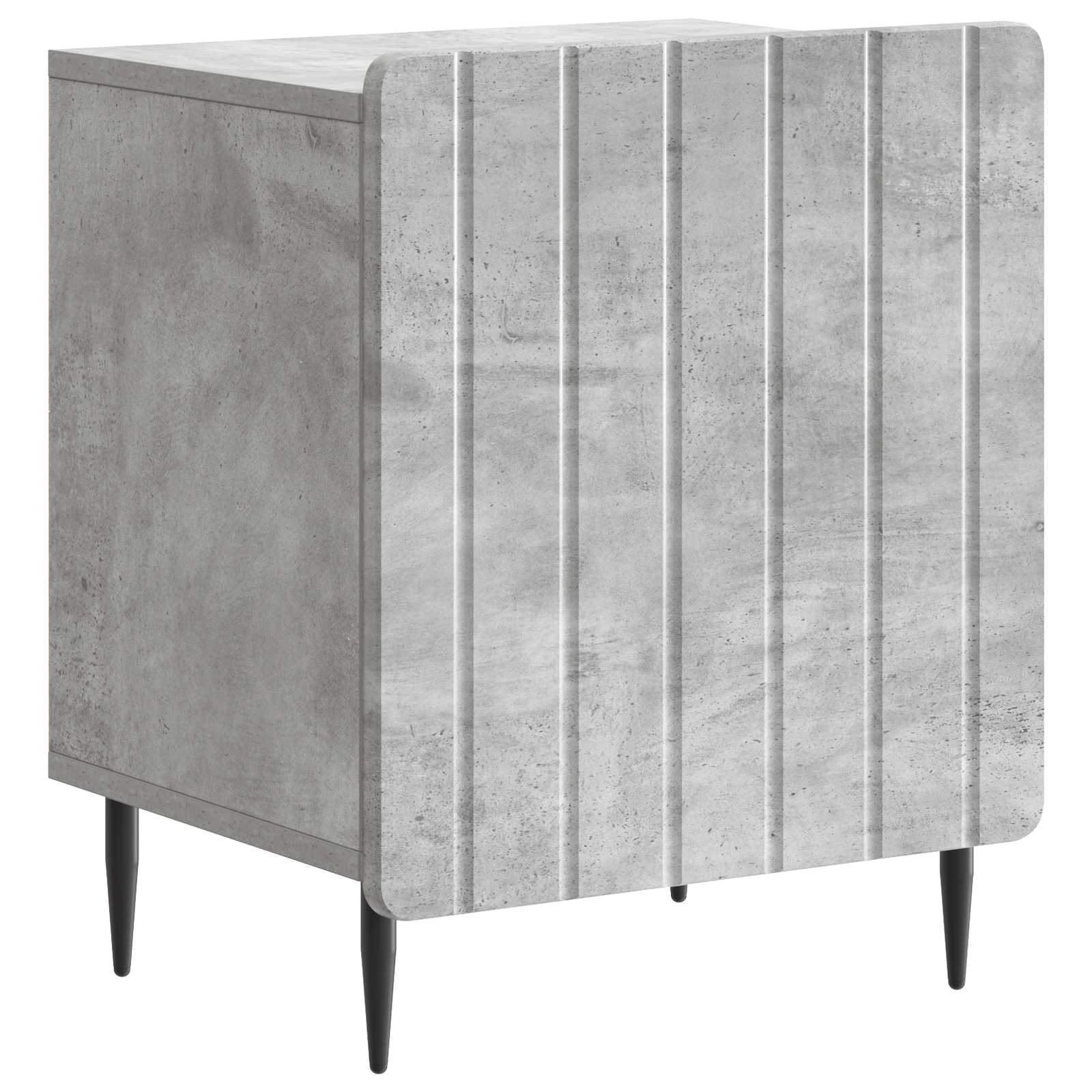 vidaXL Nachtkastje Oud hout 43 x 34,5 x 52 cm Bewerkt hout
