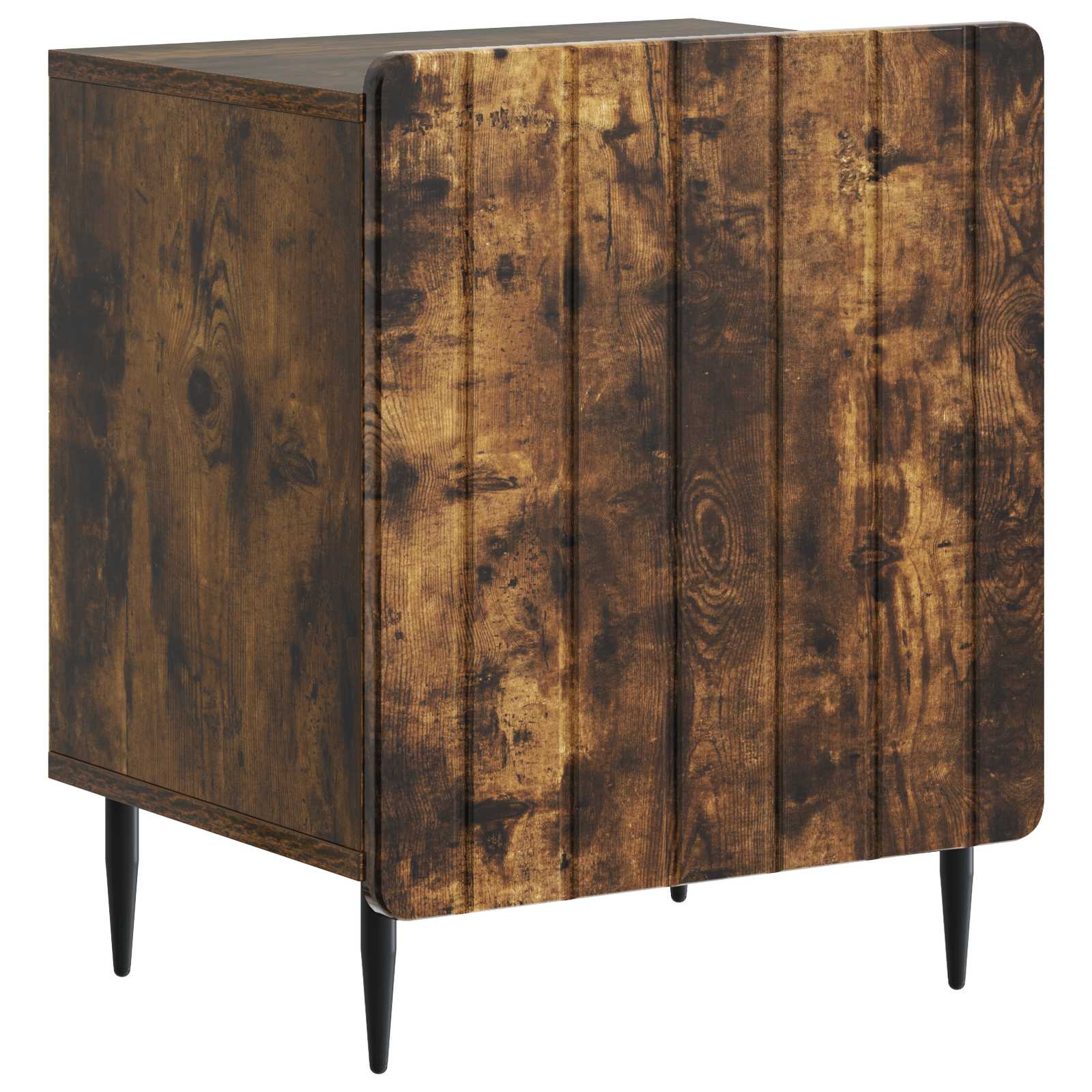 vidaXL Nachtkastje Oud hout 43 x 34,5 x 52 cm Bewerkt hout
