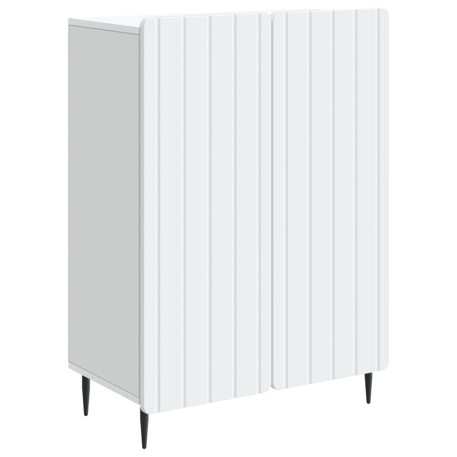 vidaXL Dressoir Zwart 66 x 34,5 x 92 cm Bewerkt hout