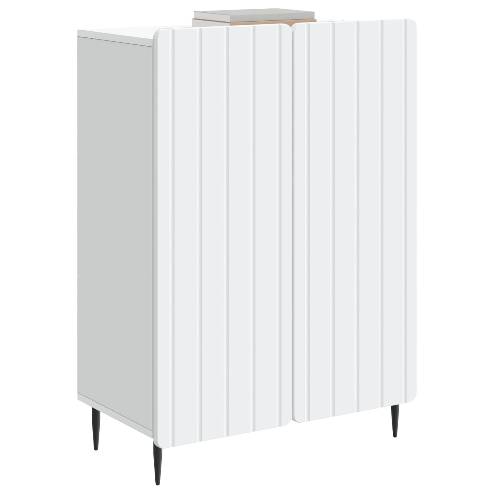 vidaXL Dressoir Zwart 66 x 34,5 x 92 cm Bewerkt hout