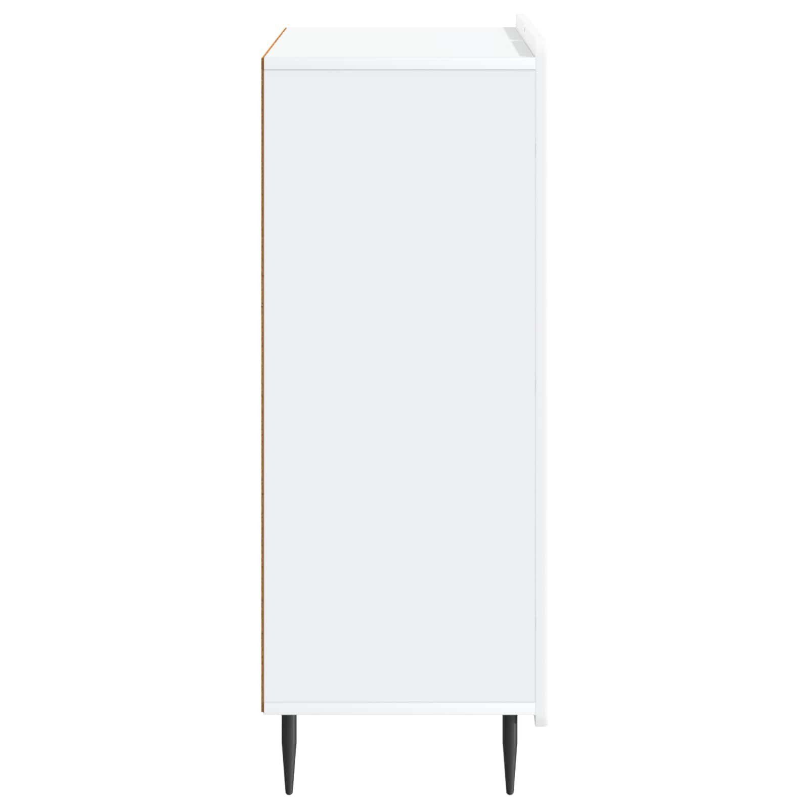 vidaXL Dressoir Zwart 66 x 34,5 x 92 cm Bewerkt hout