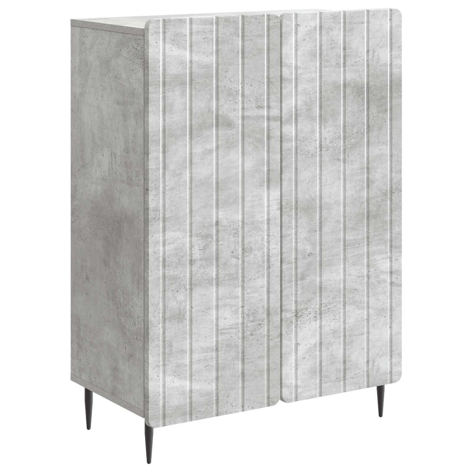 vidaXL Dressoir Zwart 66 x 34,5 x 92 cm Bewerkt hout