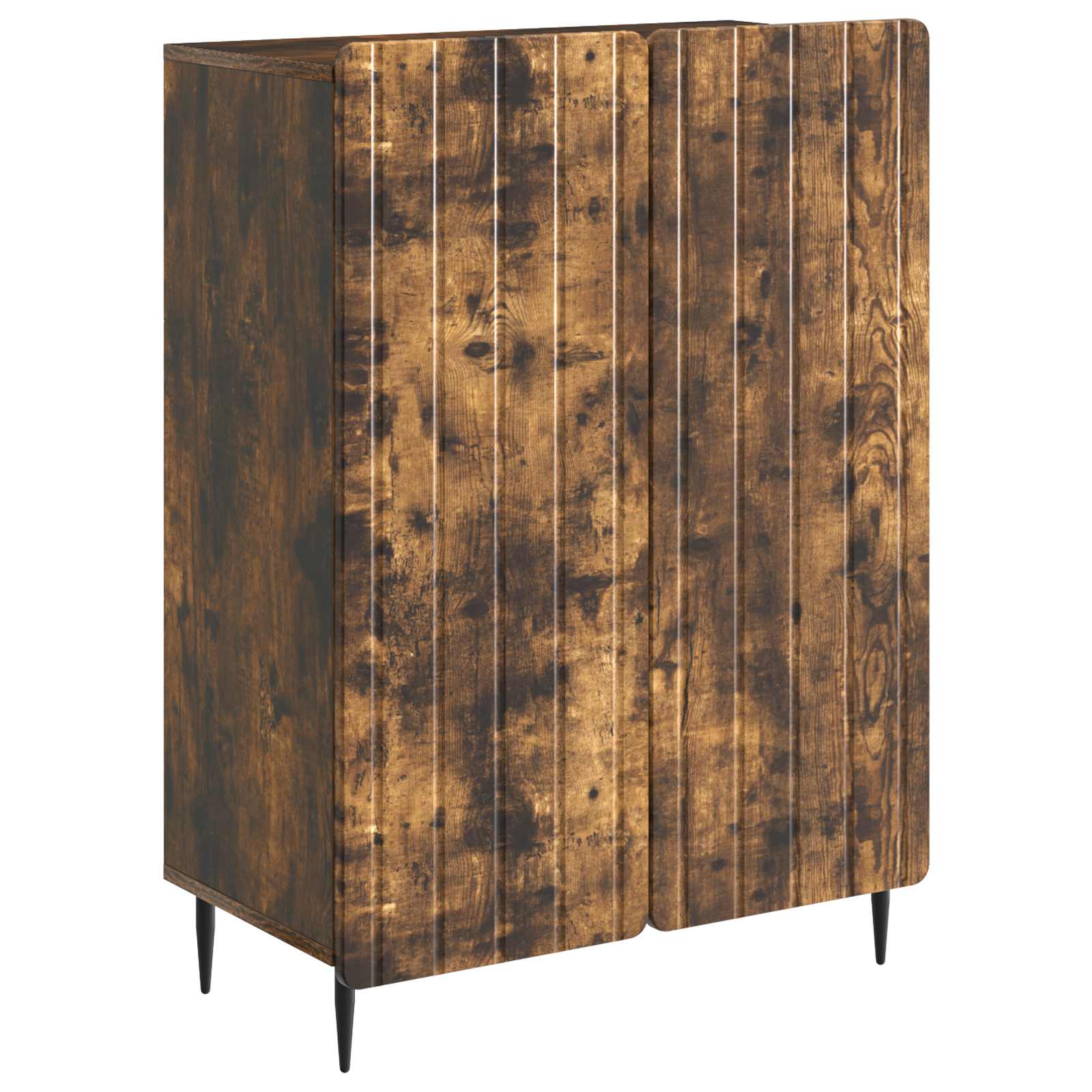 vidaXL Dressoir Zwart 66 x 34,5 x 92 cm Bewerkt hout