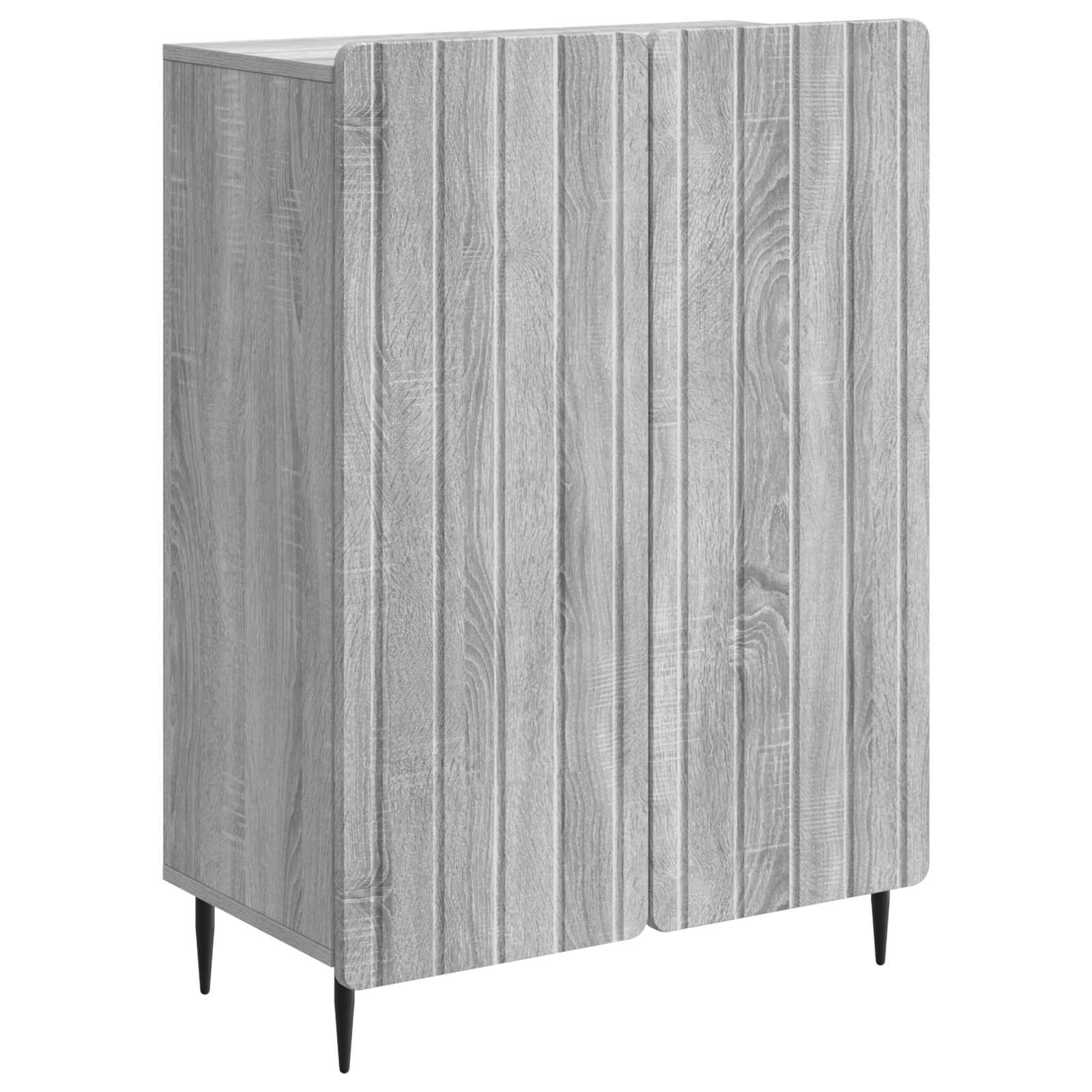 vidaXL Dressoir Zwart 66 x 34,5 x 92 cm Bewerkt hout
