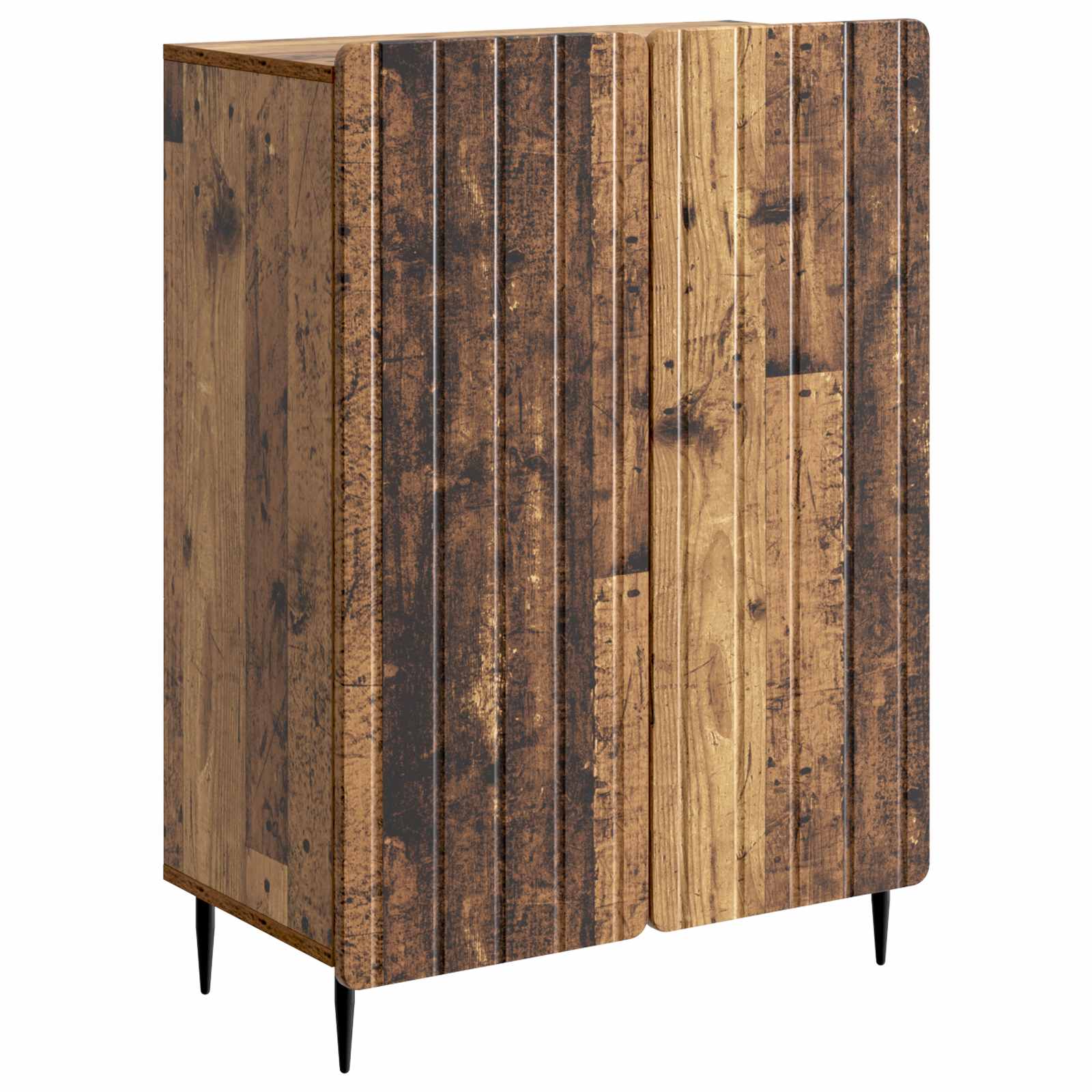 vidaXL Dressoir Zwart 66 x 34,5 x 92 cm Bewerkt hout