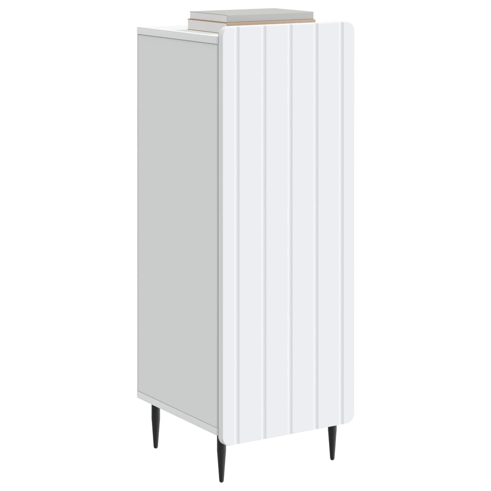 vidaXL Dressoir Zwart 34,5 x 33 x 92 cm Bewerkt hout