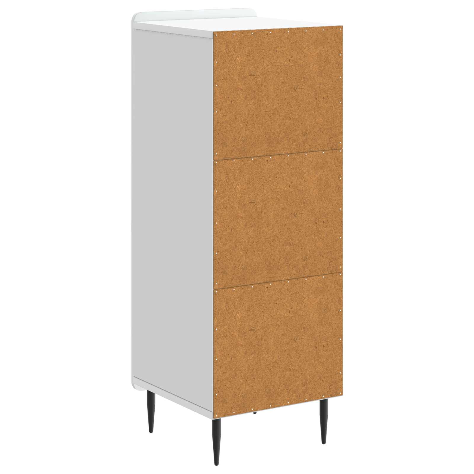 vidaXL Dressoir Zwart 34,5 x 33 x 92 cm Bewerkt hout