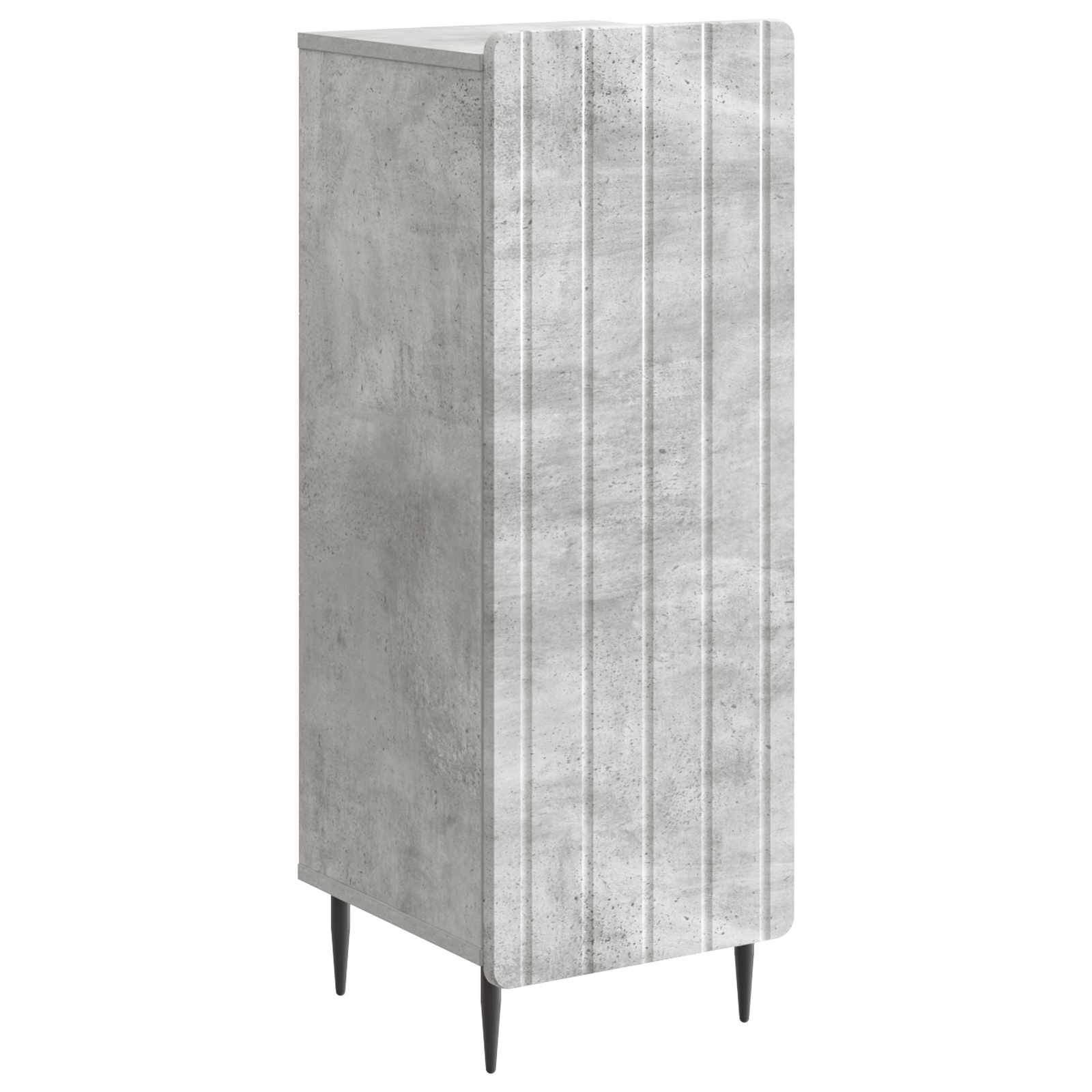 vidaXL Dressoir Zwart 34,5 x 33 x 92 cm Bewerkt hout