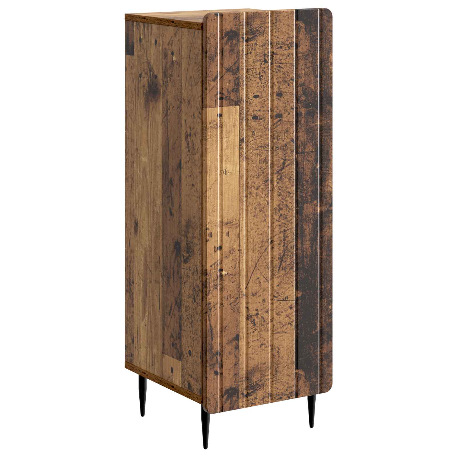 vidaXL Dressoir Zwart 34,5 x 33 x 92 cm Bewerkt hout