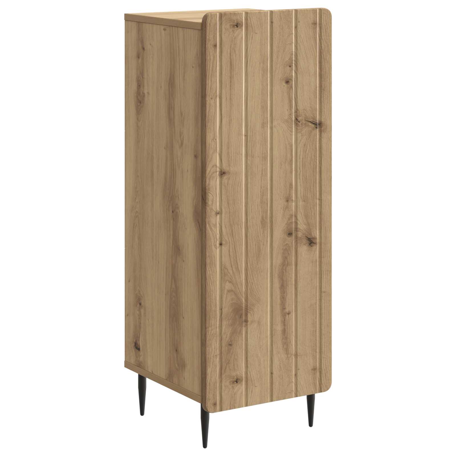 vidaXL Dressoir Zwart 34,5 x 33 x 92 cm Bewerkt hout