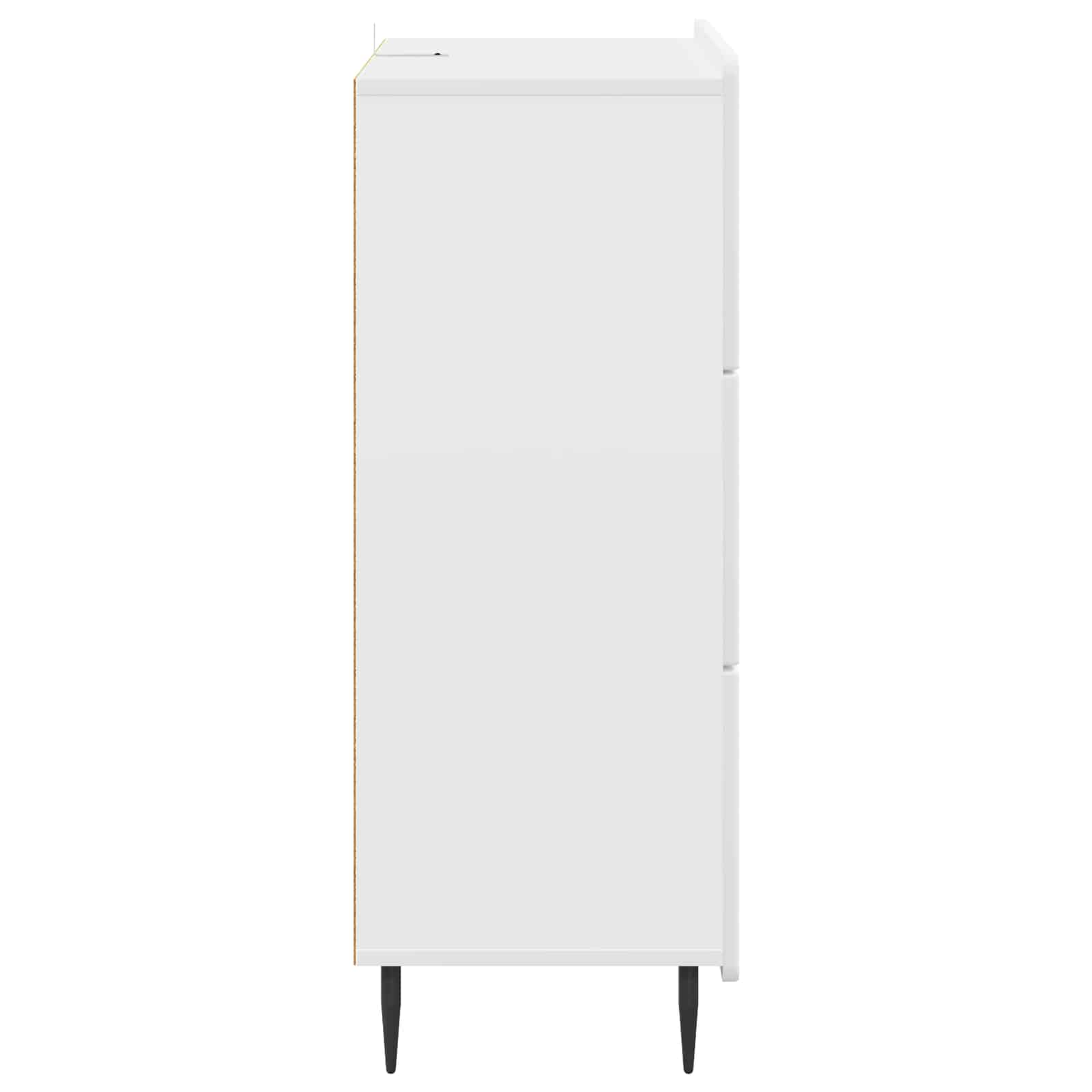 vidaXL Ladenkast Zwart 66 x 34,5 x 92 cm Bewerkt hout