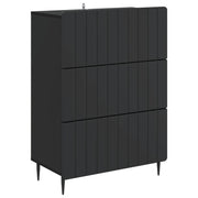 vidaXL Ladenkast Zwart 66 x 34,5 x 92 cm Bewerkt hout