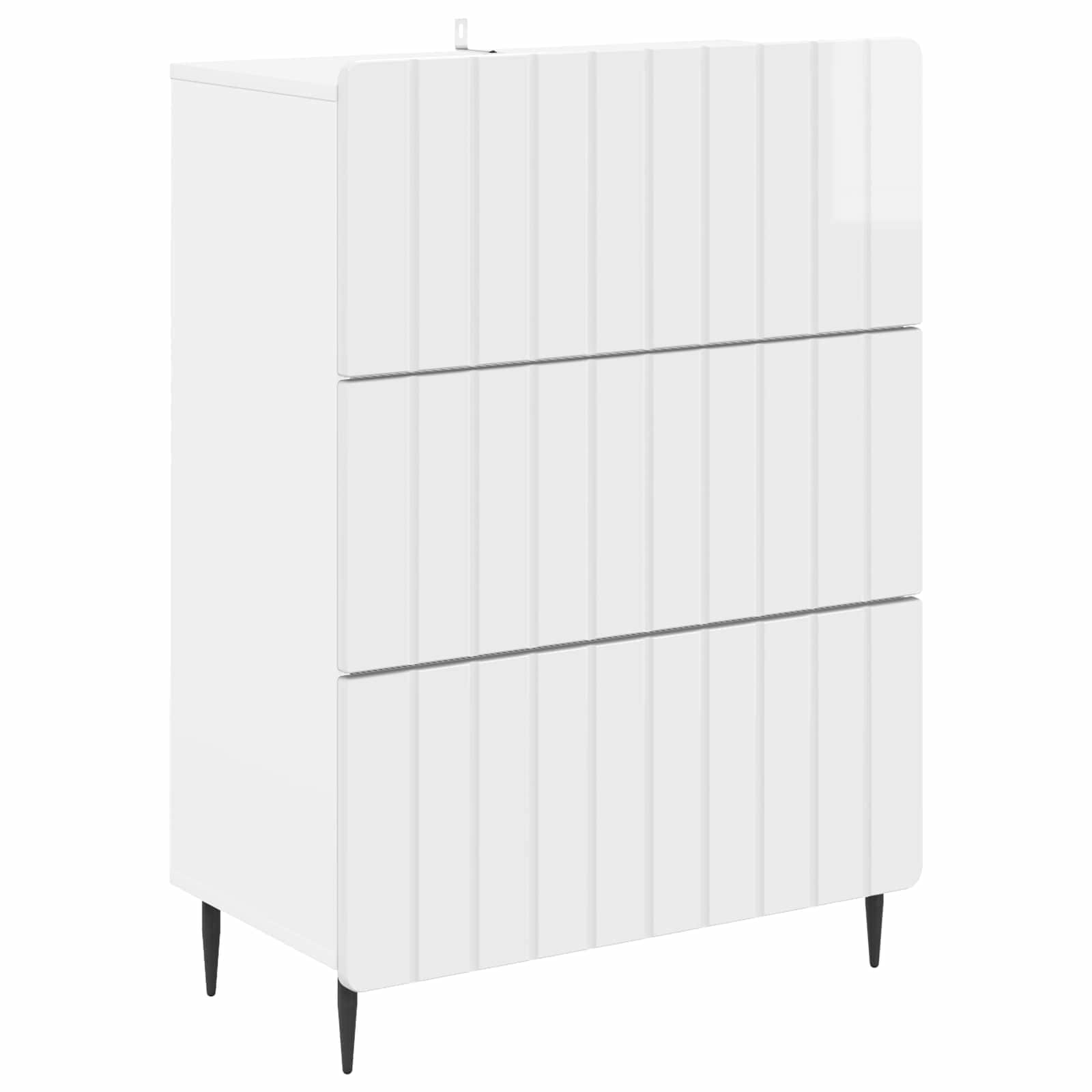 vidaXL Ladenkast Zwart 66 x 34,5 x 92 cm Bewerkt hout