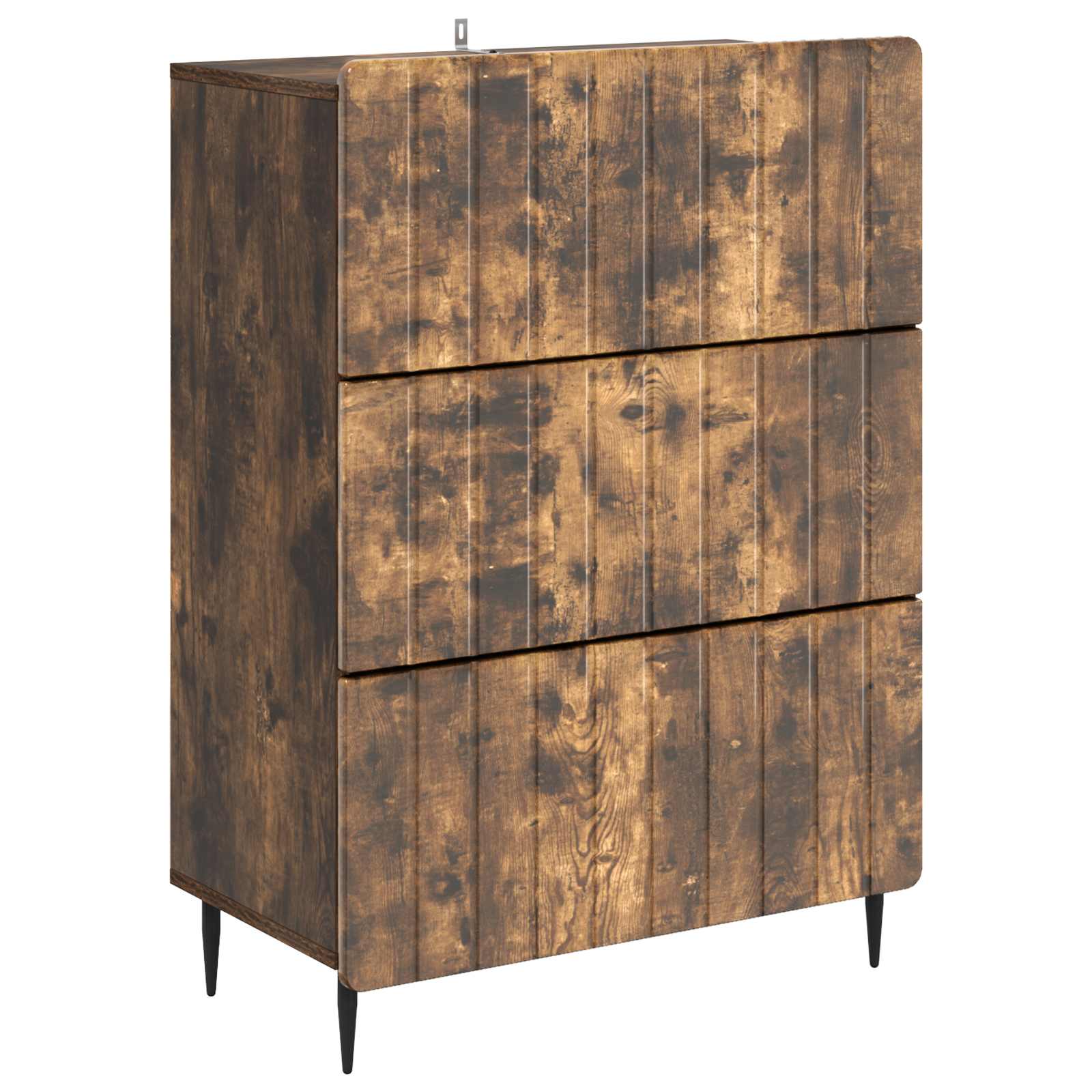 vidaXL Ladenkast Zwart 66 x 34,5 x 92 cm Bewerkt hout
