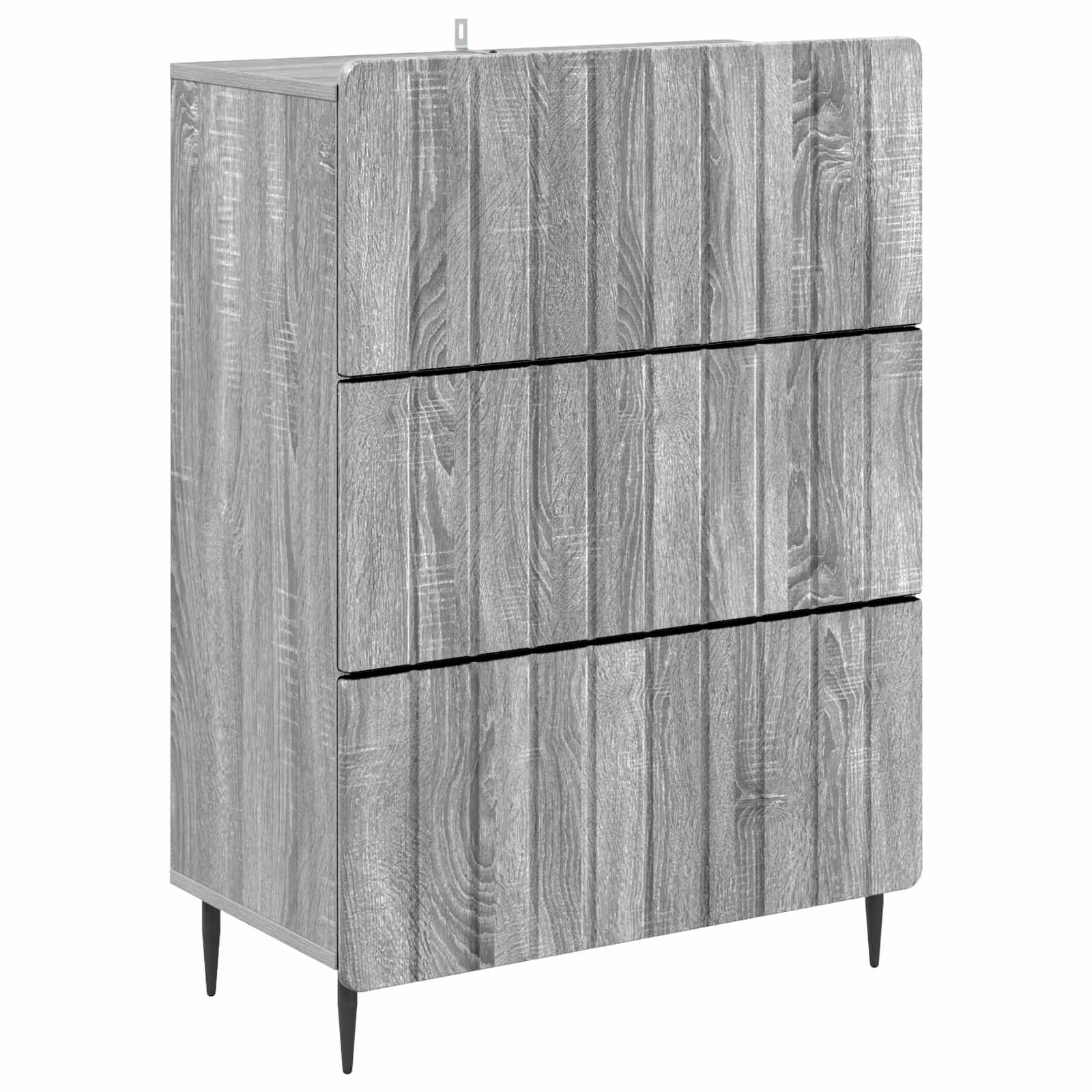 vidaXL Ladenkast Zwart 66 x 34,5 x 92 cm Bewerkt hout