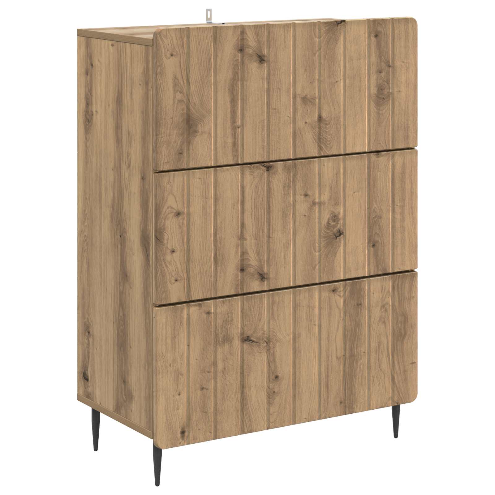 vidaXL Ladenkast Zwart 66 x 34,5 x 92 cm Bewerkt hout