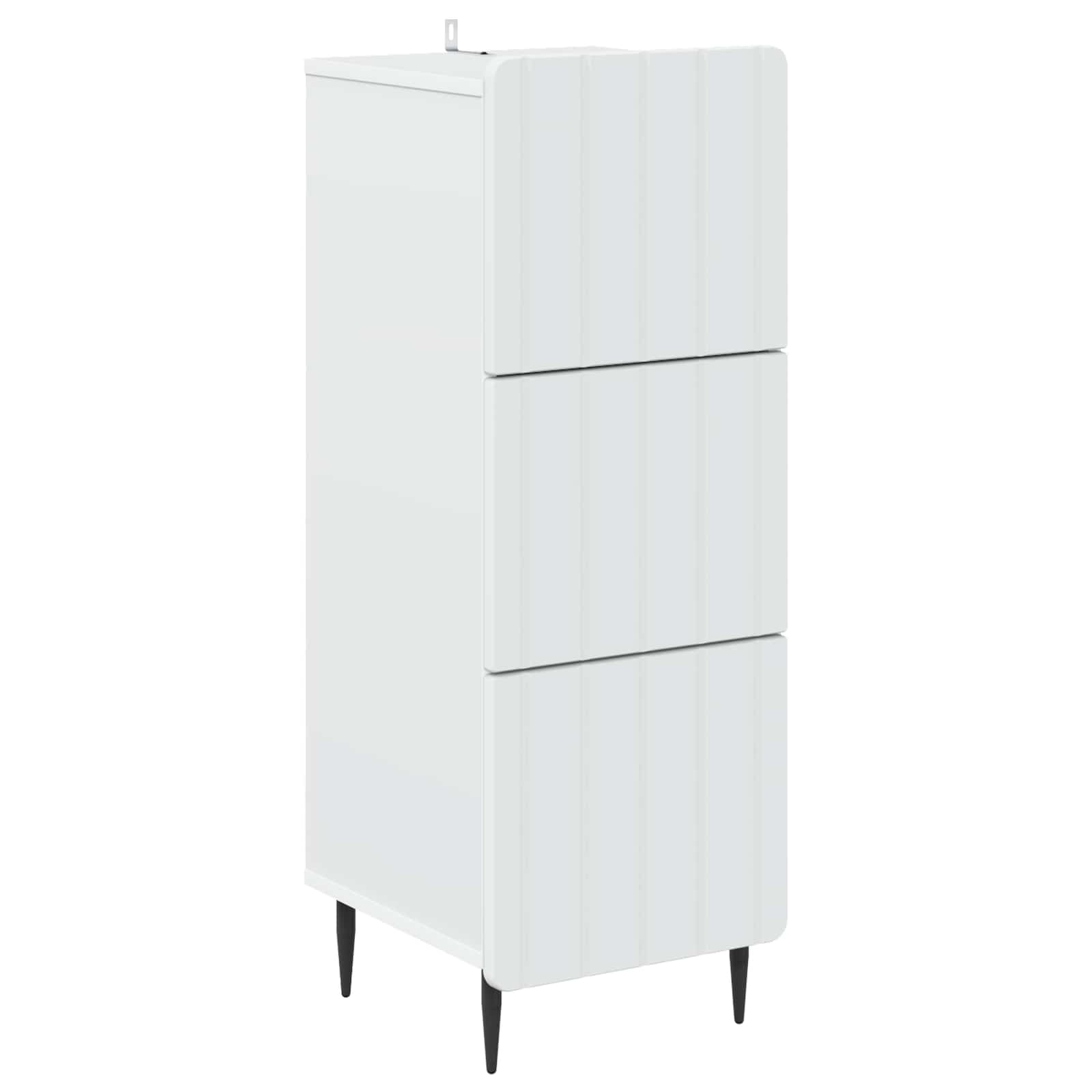 vidaXL Ladenkast Zwart 33 x 34,5 x 92 cm Bewerkt hout