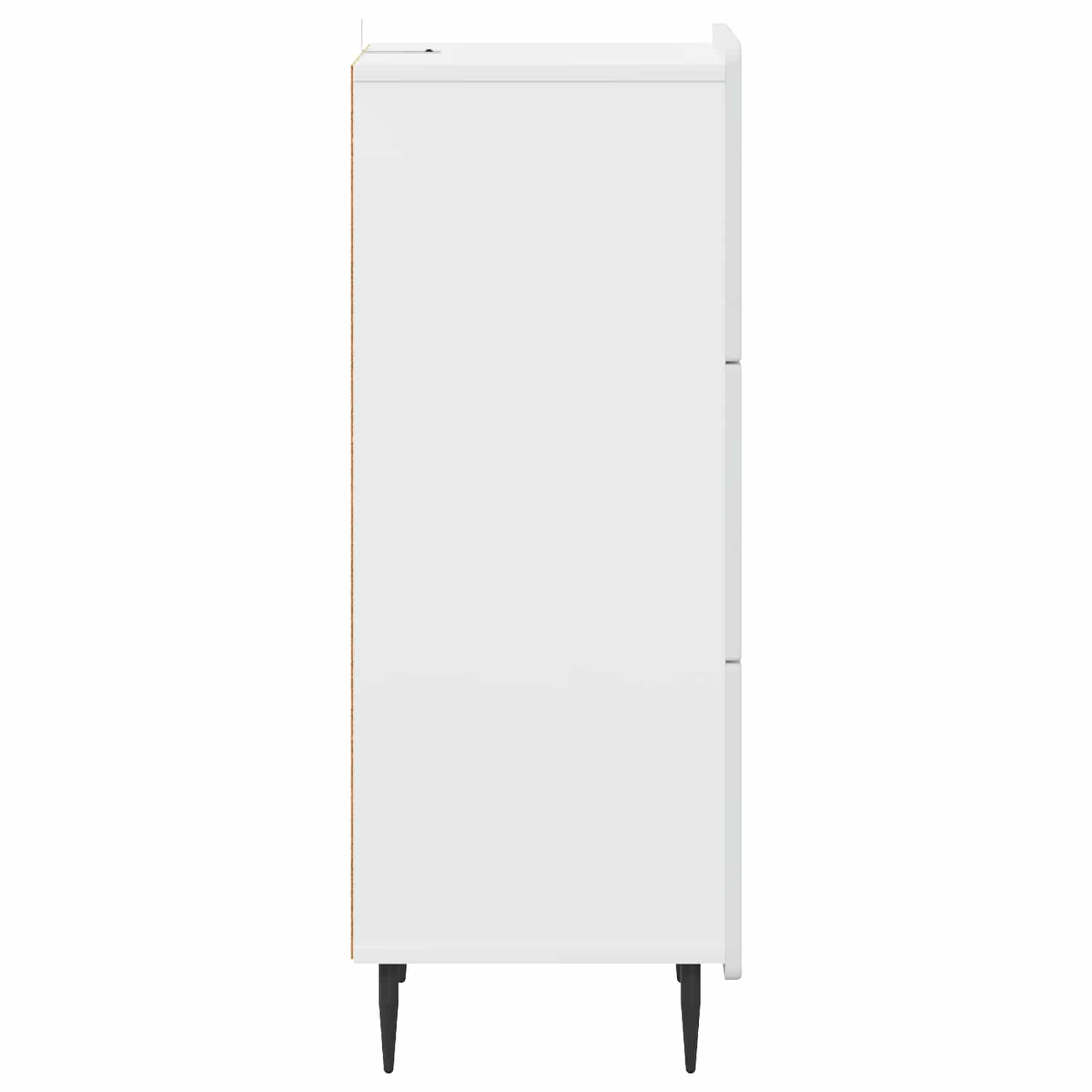 vidaXL Ladenkast Zwart 33 x 34,5 x 92 cm Bewerkt hout