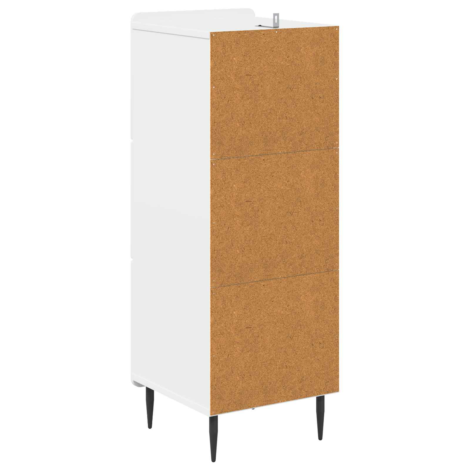 vidaXL Ladenkast Zwart 33 x 34,5 x 92 cm Bewerkt hout