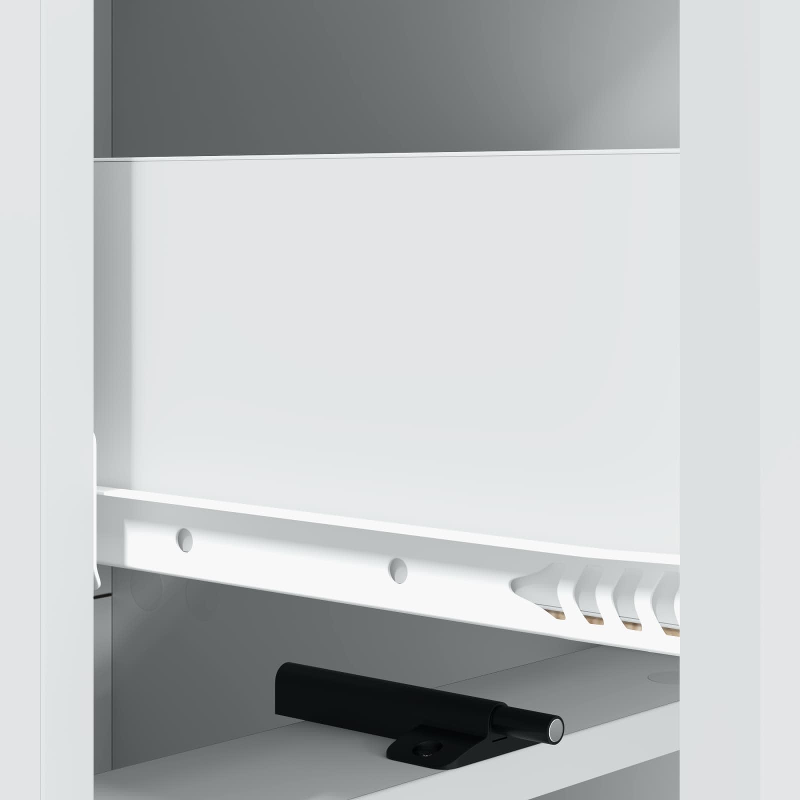 vidaXL Ladenkast Zwart 33 x 34,5 x 92 cm Bewerkt hout