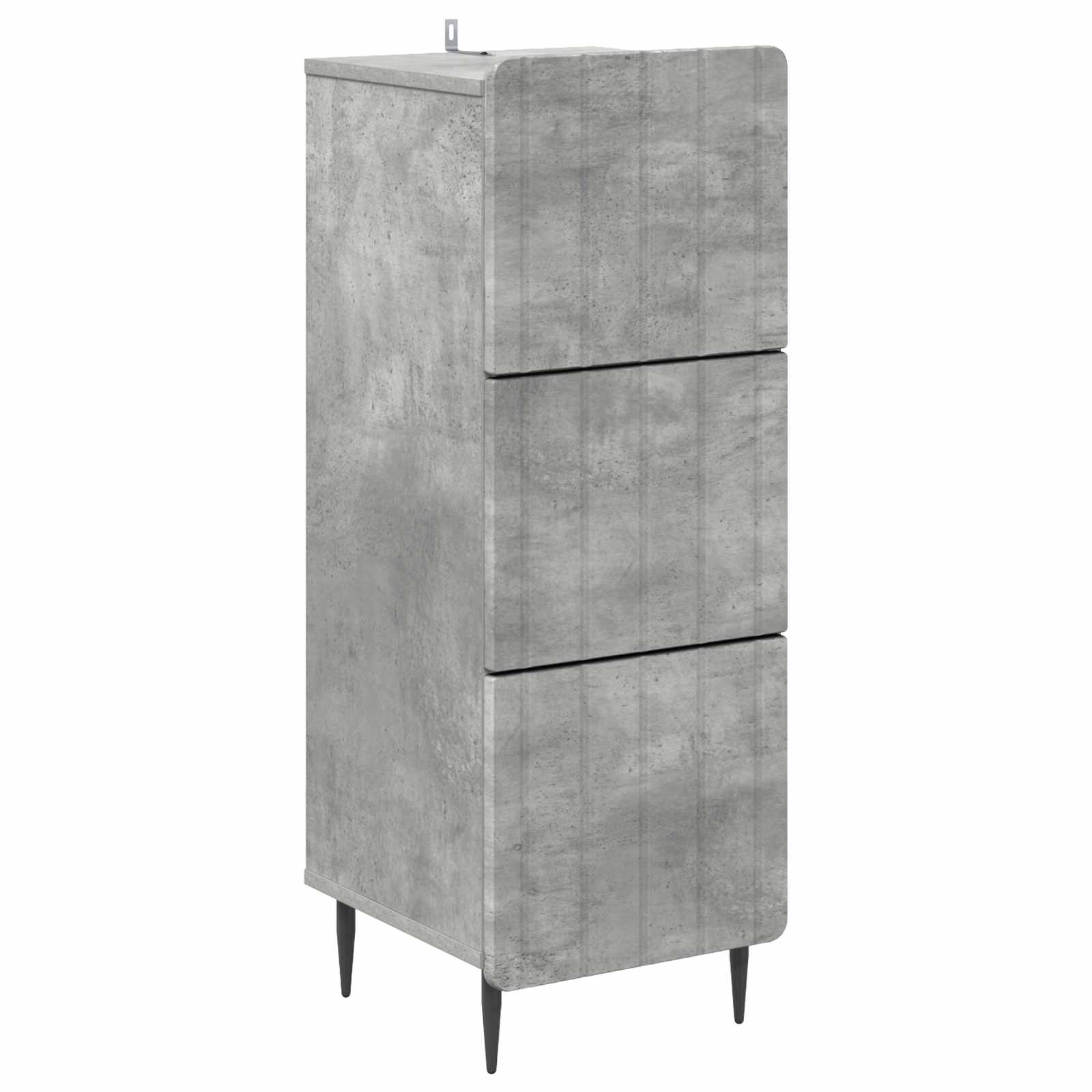 vidaXL Ladenkast Zwart 33 x 34,5 x 92 cm Bewerkt hout