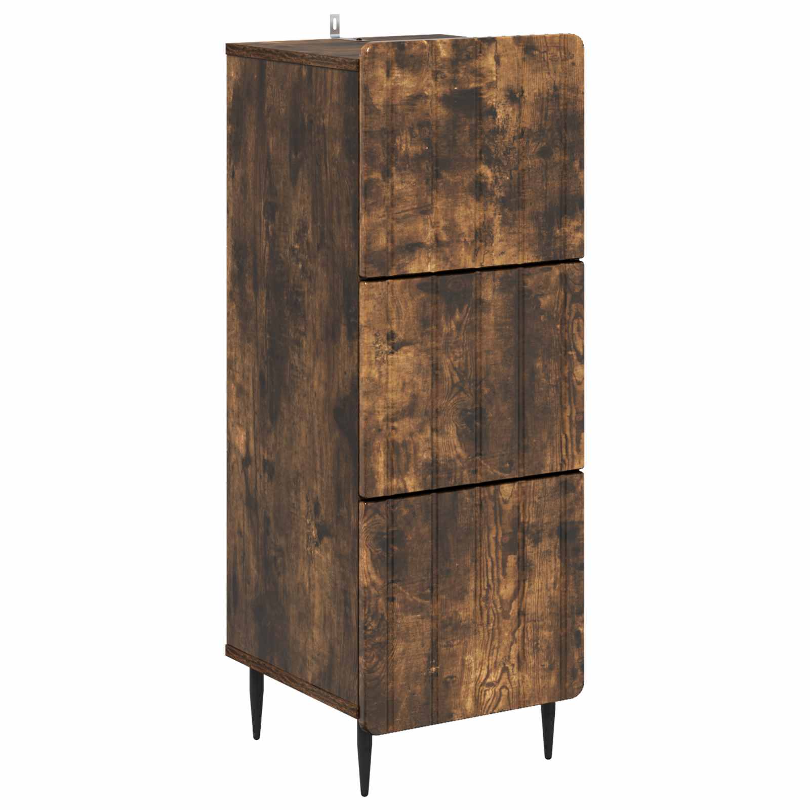 vidaXL Ladenkast Zwart 33 x 34,5 x 92 cm Bewerkt hout