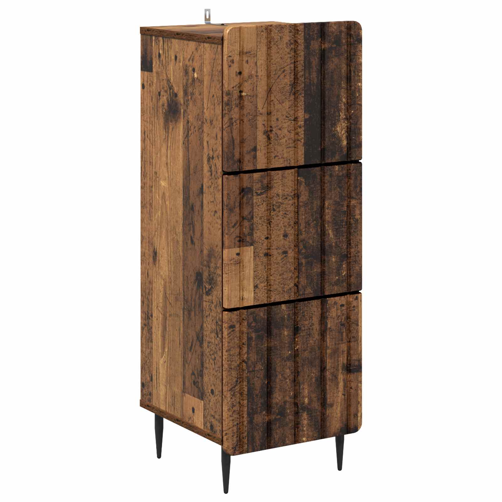 vidaXL Ladenkast Zwart 33 x 34,5 x 92 cm Bewerkt hout